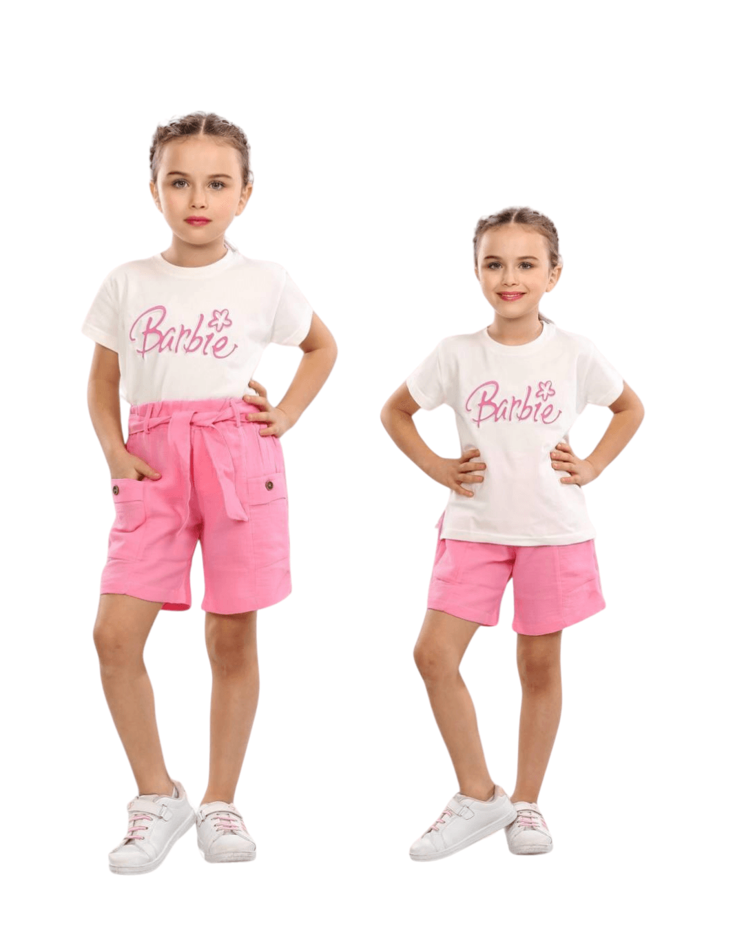 Kız Çocuk Barbie İkili Takım