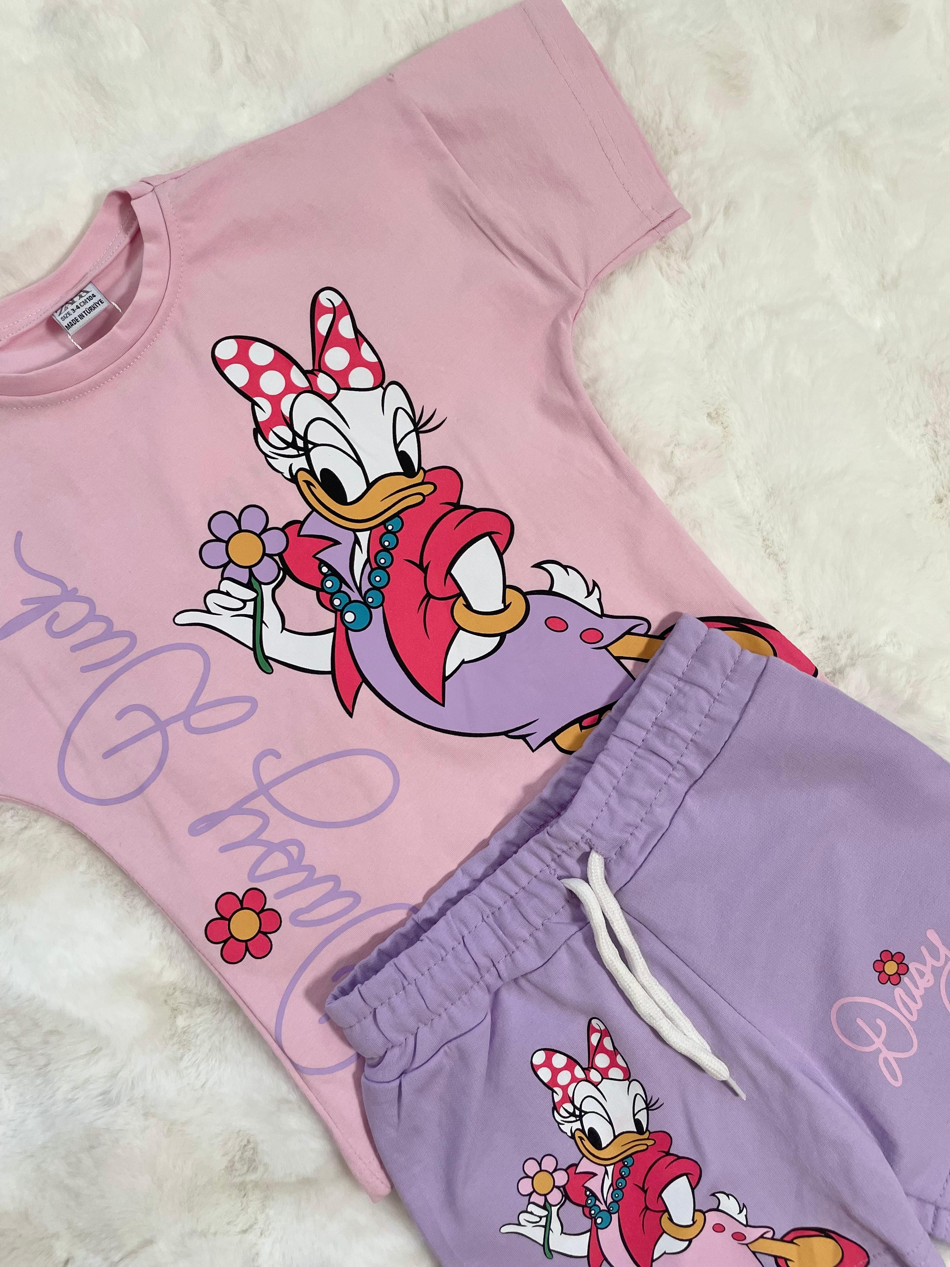 Daisy Duck Baskılı Şortlu İkili Takım