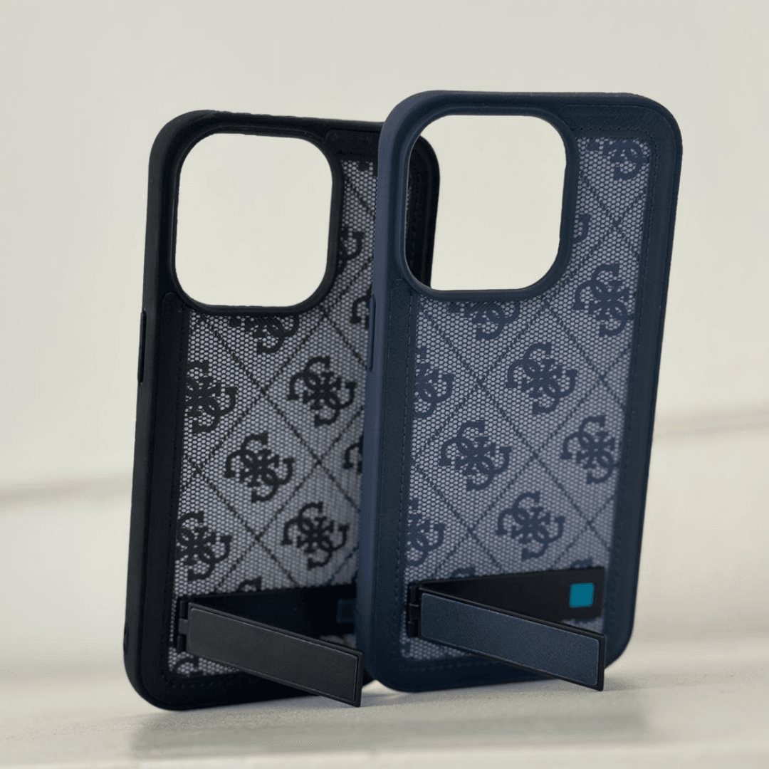 Guess Standlı Lacivert Telefon Kılıfı