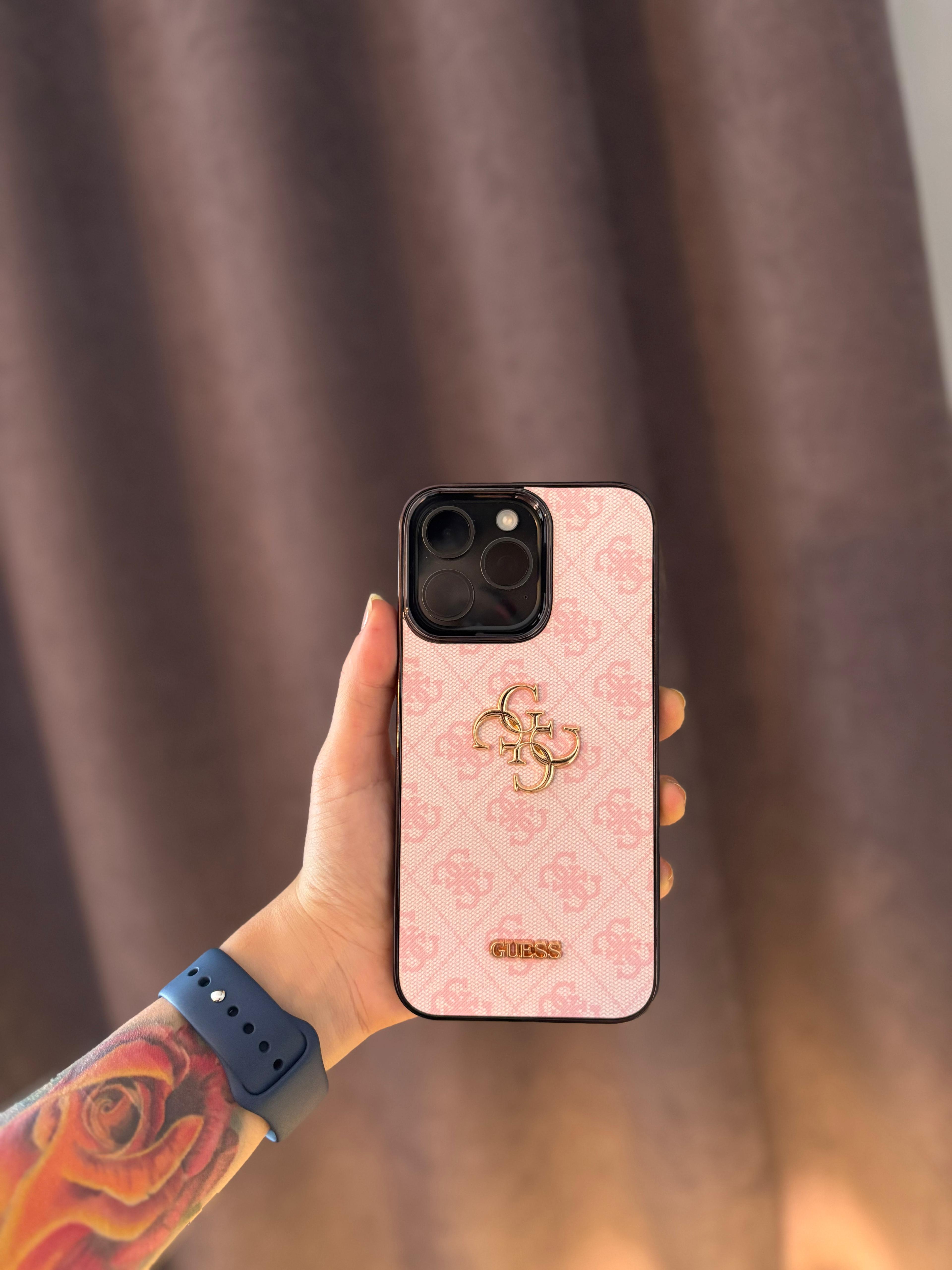 Premium A+ Kalite Pembe Desenli Telefon Kılıfı