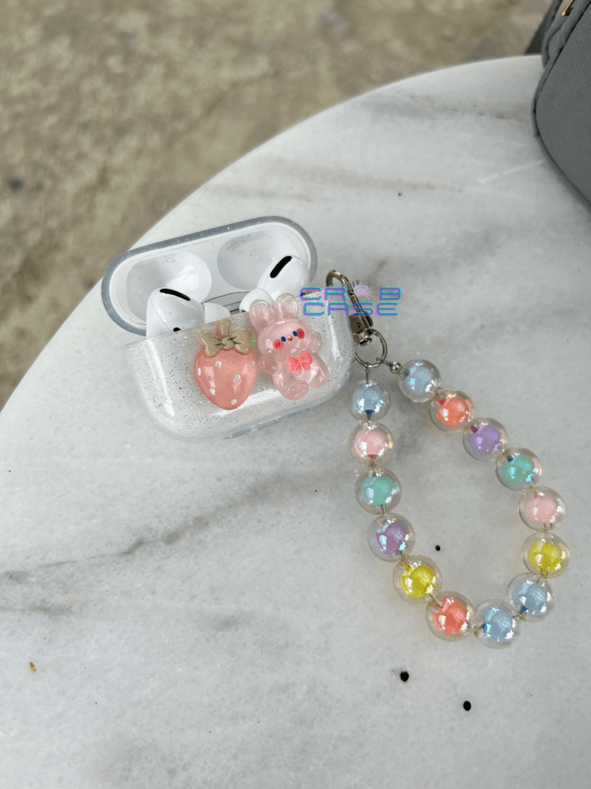 AirPods Ayıcık-Tavşan Charmlı Kılıf