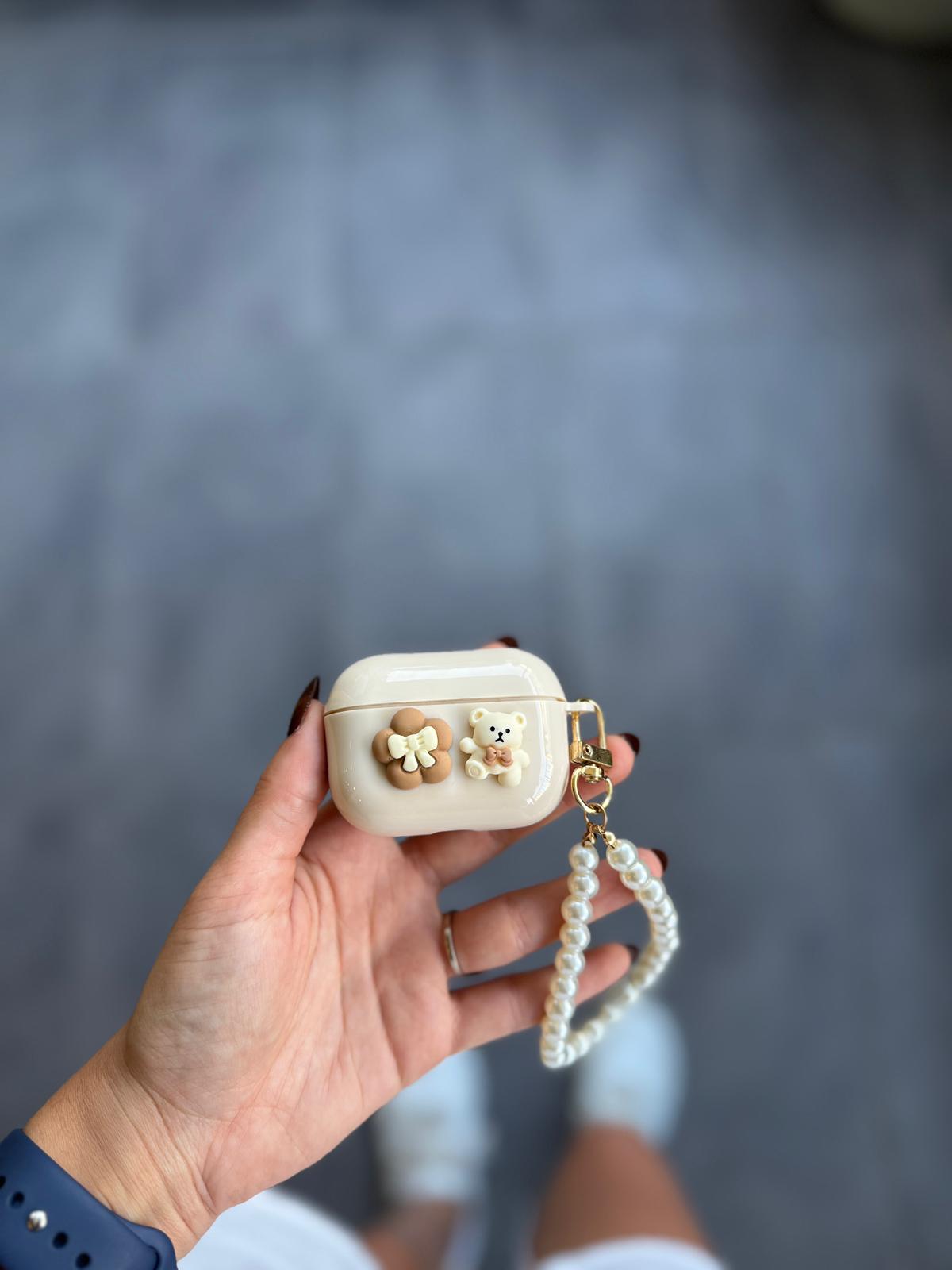 AirPods İncili Ayıcık Kılıf