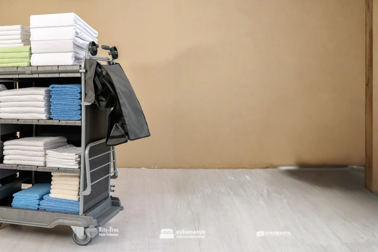 Uykumanya Otel Malzemeleri Kat Servis Arabası – Büyük Boy