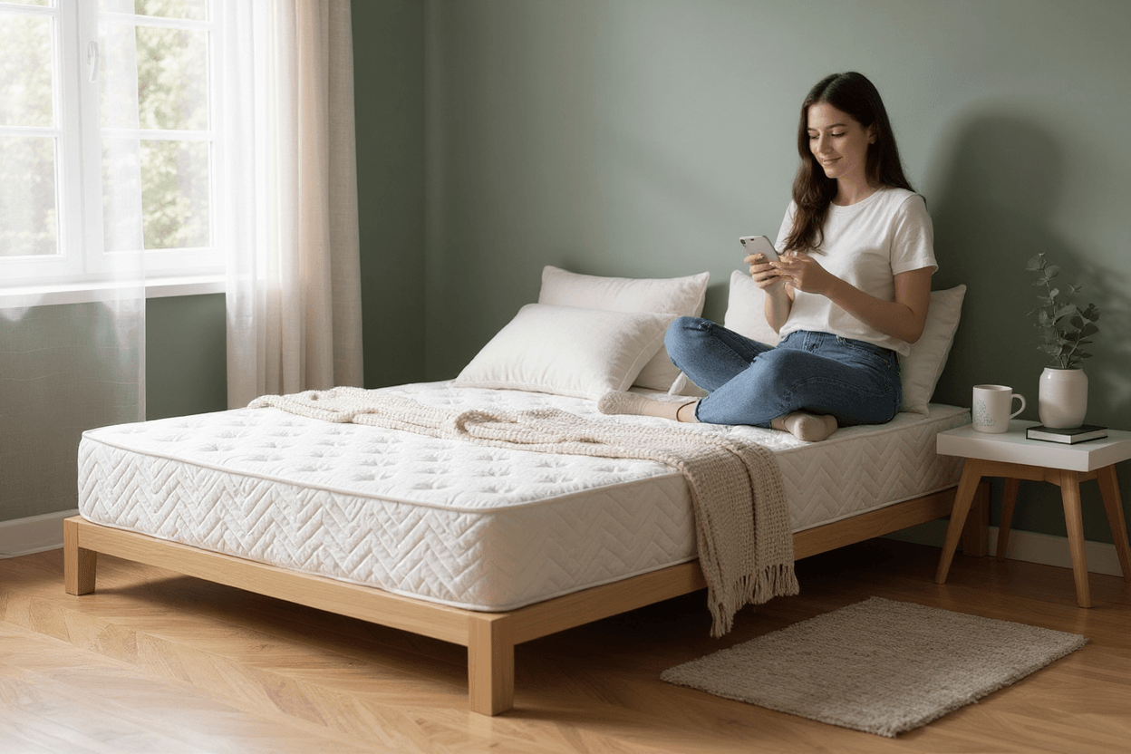 Uykumanya Uykucu Vera Visco ve Paket Yaylı Ergonomik Ortopedik Yatak