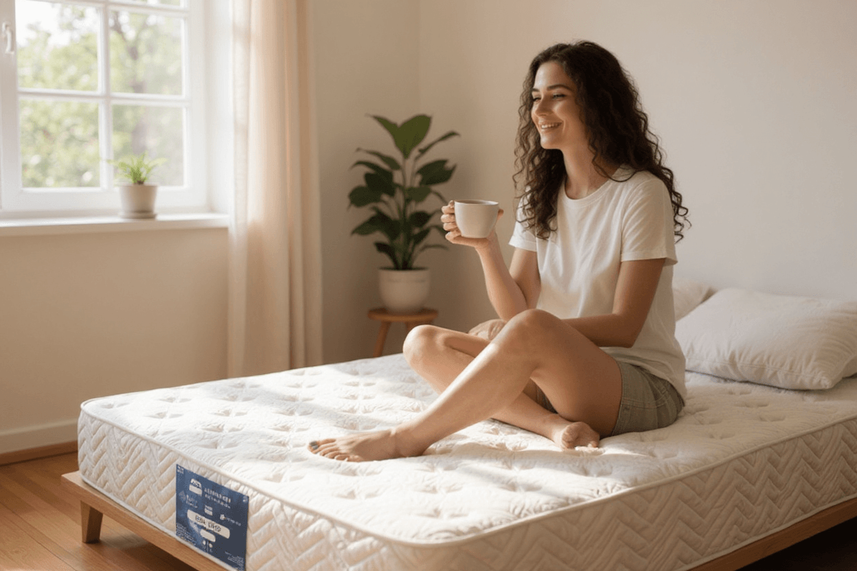 Uykumanya Uykucu Vera Visco ve Paket Yaylı Ergonomik Ortopedik Yatak