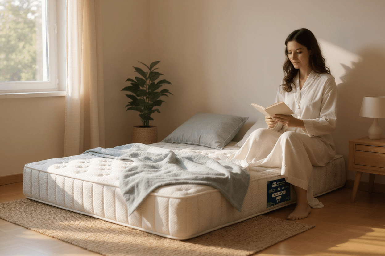 Uykumanya Nola Lateks ve Paket Yaylı Ergonomik Ortopedik Yatak