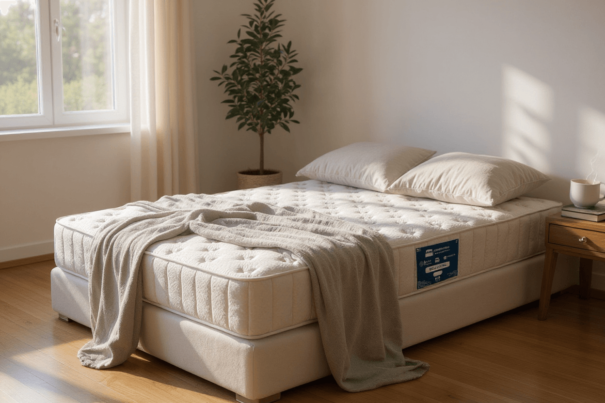 Uykumanya Nola Lateks ve Paket Yaylı Ergonomik Ortopedik Yatak