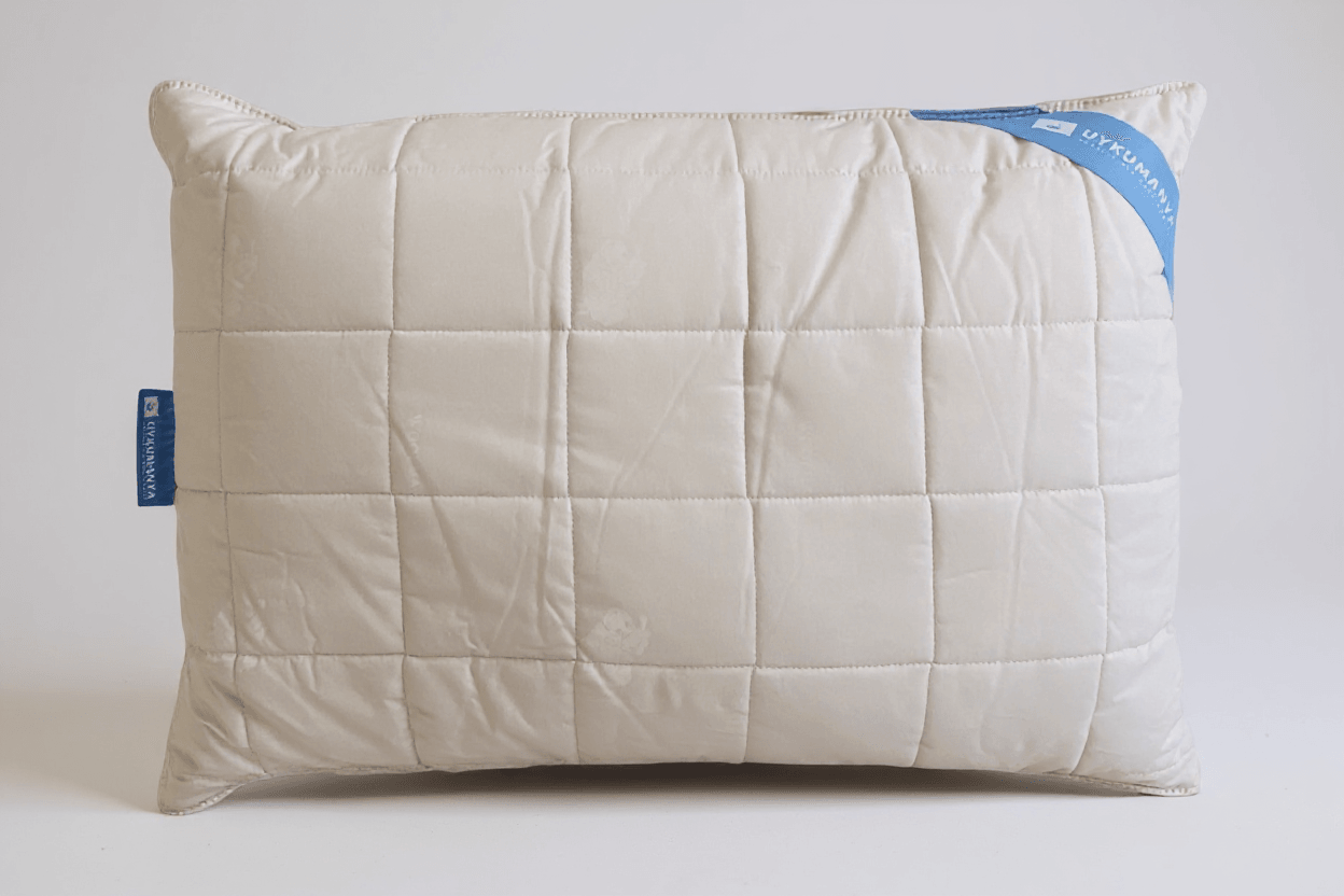 Uykumanya Uykucu Klasik Seri Luxury Wool Organic Alezli Yün Yastık 50 cm x 70 cm
