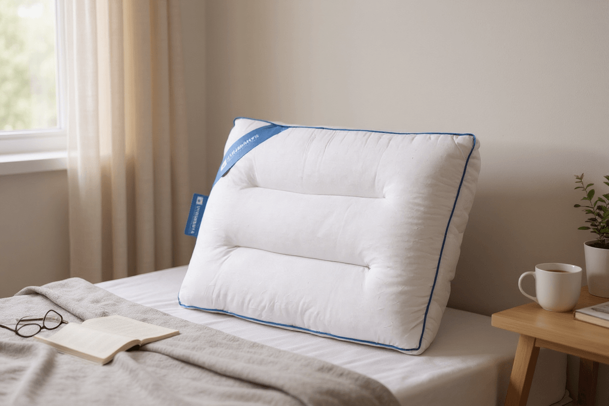 Uykumanya Medical Series Promed BlueLine Boyun Fıtığı, Boyun Düzleşmesi ve Uyku Apnesi Medikal Ortopedik Yastık - 60x40/12 cm