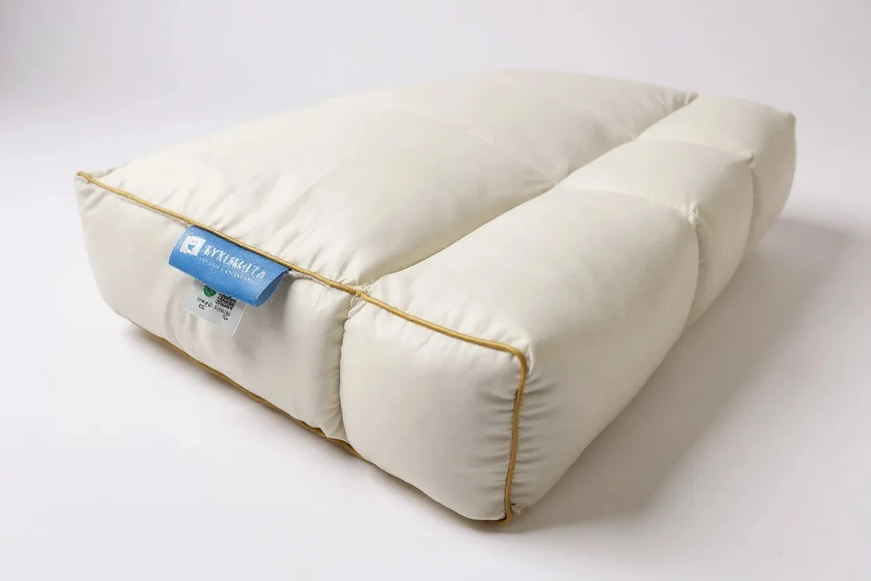 Uykumanya Medical Series Promed Yellow Art Boyun Fıtığı, Boyun Düzleşmesi ve Uyku Apnesi Medikal Ortopedik Yastık - 60x40/12 cm, Kaz Tüyü