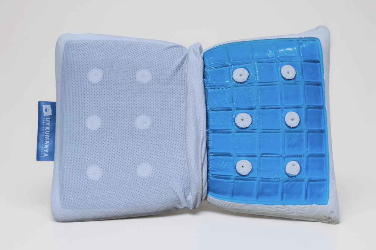 Uykumanya Uykucu Baby Ortoptedik CoolGel Yastık Soğuk Tutan Terletmeyen Yastık