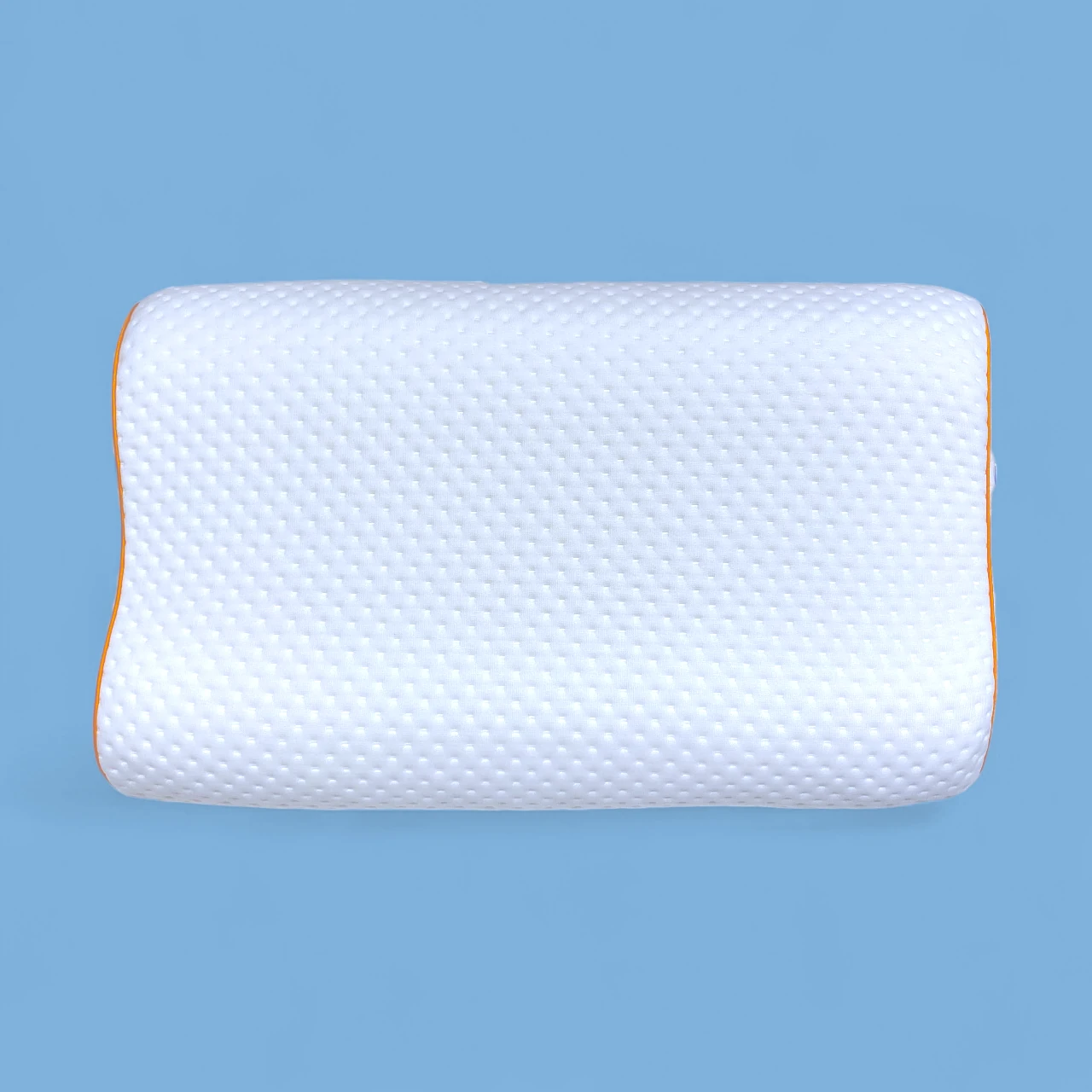 Uykumanya Comfort Series Visco S Orange Line Yastık Mite-Free Orange Line Kılıf 60x40/11/10cm