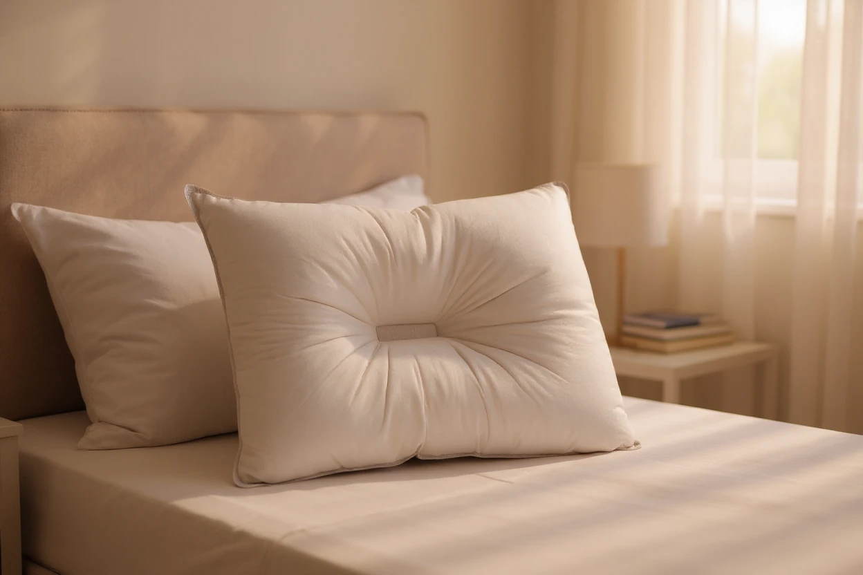 Uykumanya Medical Horlama Önleyici %100 Pamuk Kumaş Yastık Silent Sleep Anti-Snoring Pillow