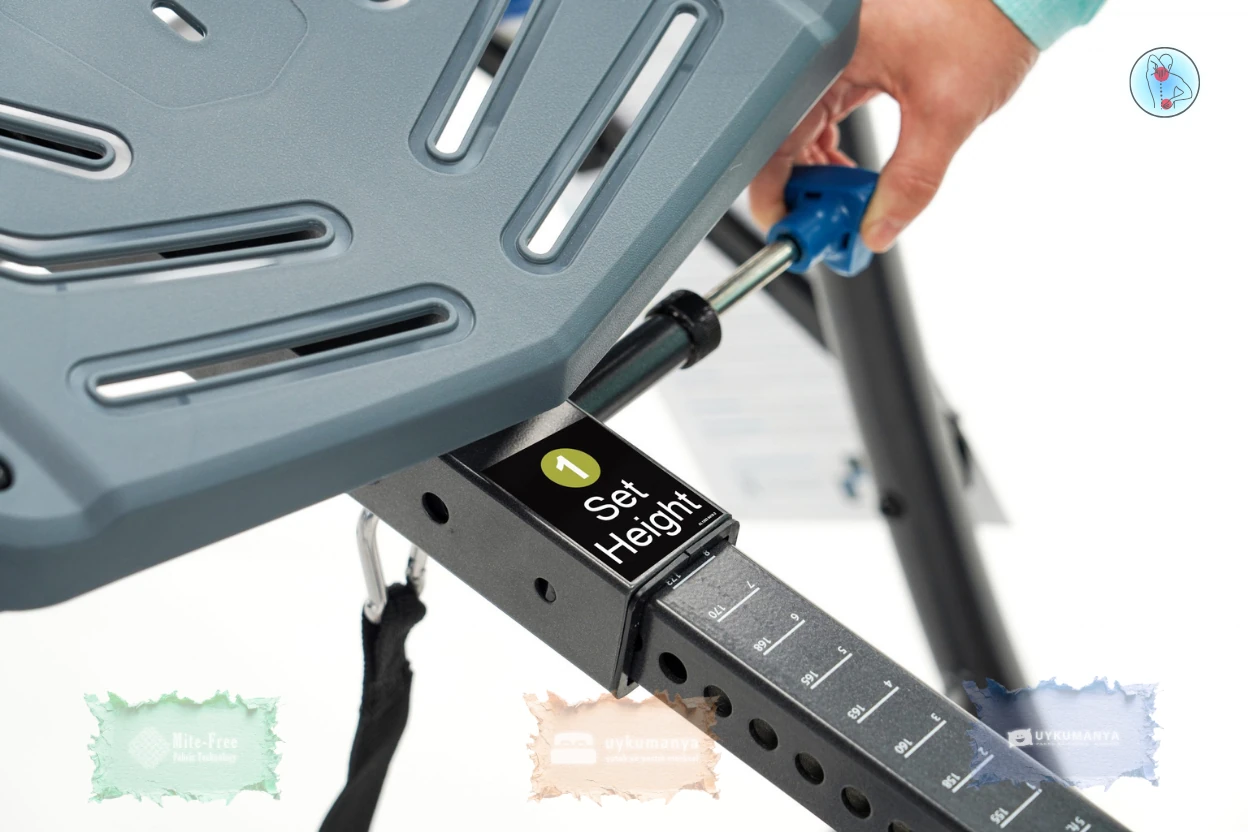 Uykumanya Teeter Inversion Table Fit Spine Baş Aşağı Durma Aleti Bel ve Sırt rahatsızlıkları için