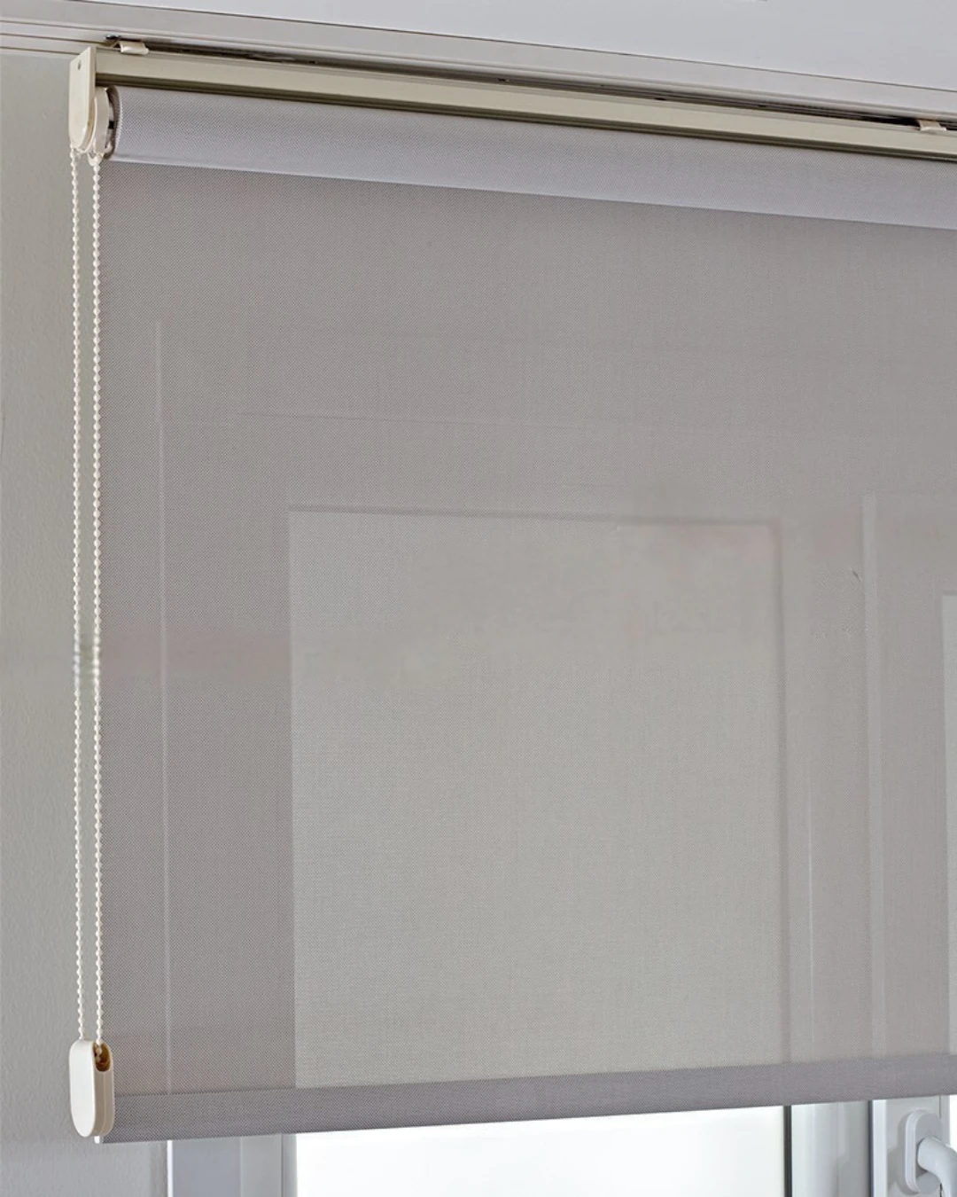 Uykumanya Original Modern Sun Screen Lüks Stor Perde Alüminyum Kasalı Yüksek Kaliteli - Açık Gri