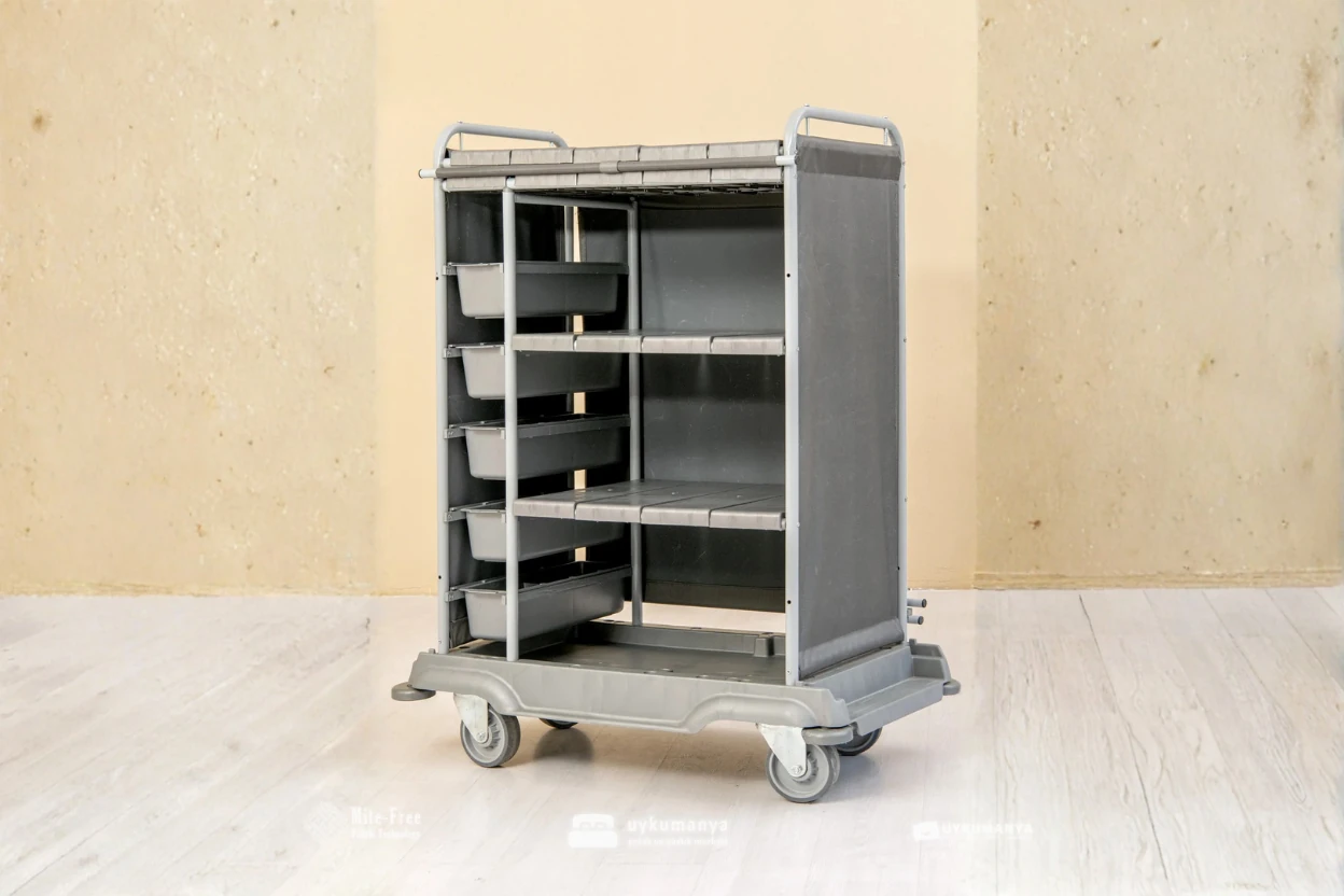 Uykumanya Otel Malzemeleri Çamaşır Toplama Arabası