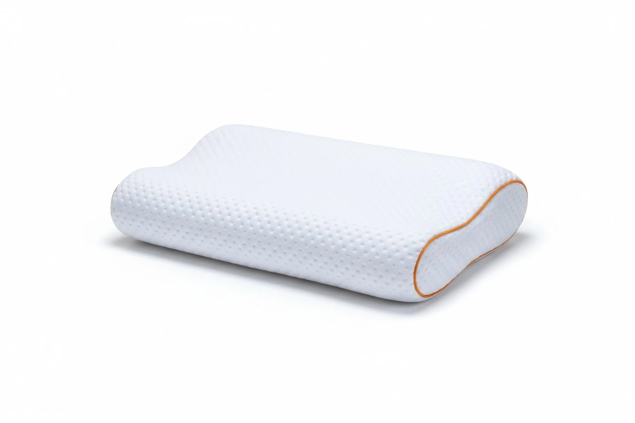 Uykumanya Comfort Series Visco S Orange Line Yastık Mite-Free Orange Line Kılıf 60x40/11/10cm