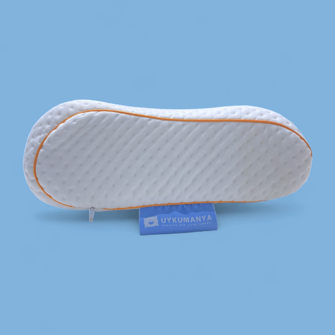 Uykumanya Comfort Series Visco S Orange Line Yastık Mite-Free Orange Line Kılıf 60x40/11/10cm