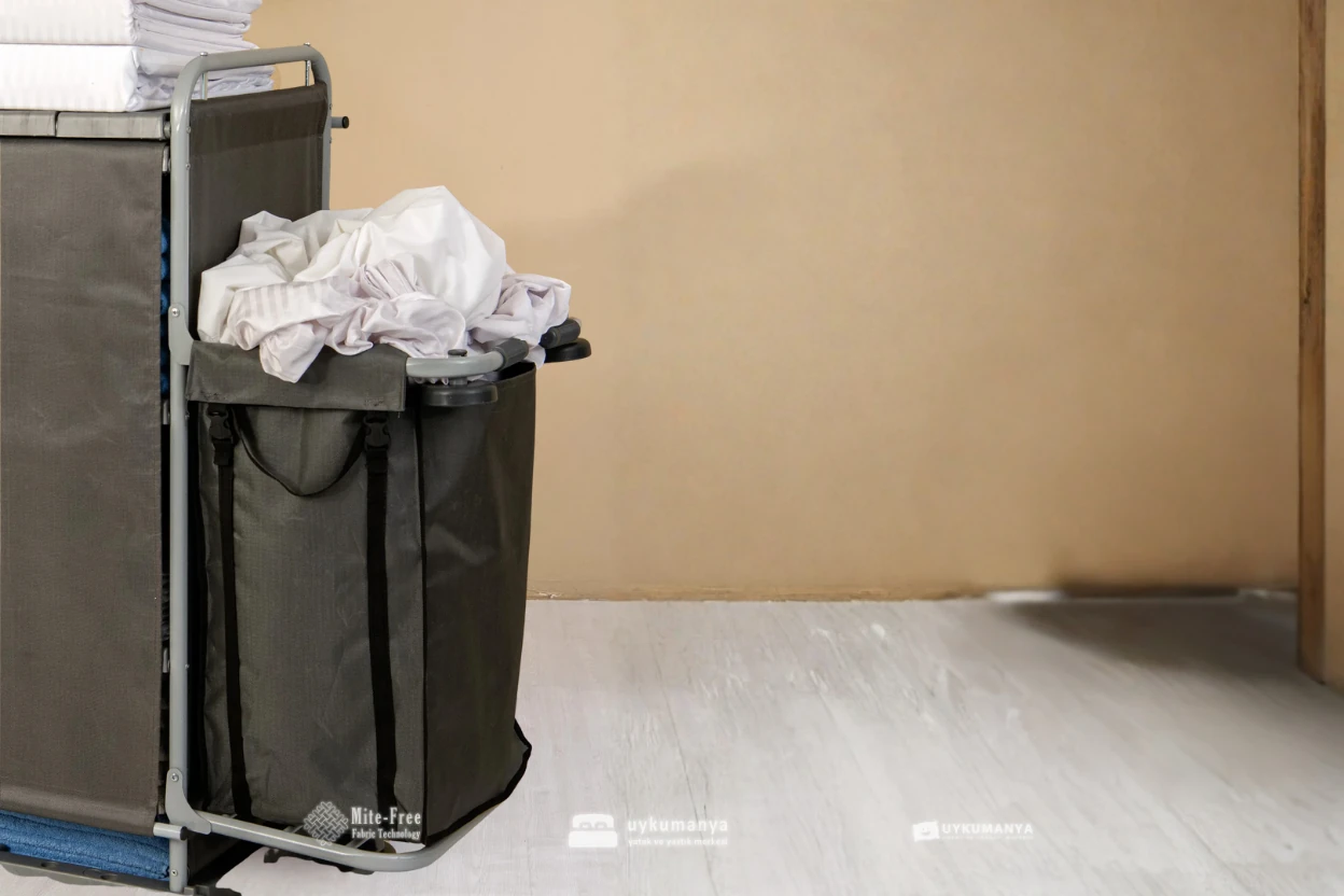 Uykumanya Otel Malzemeleri Kat Servis Arabası – Büyük Boy