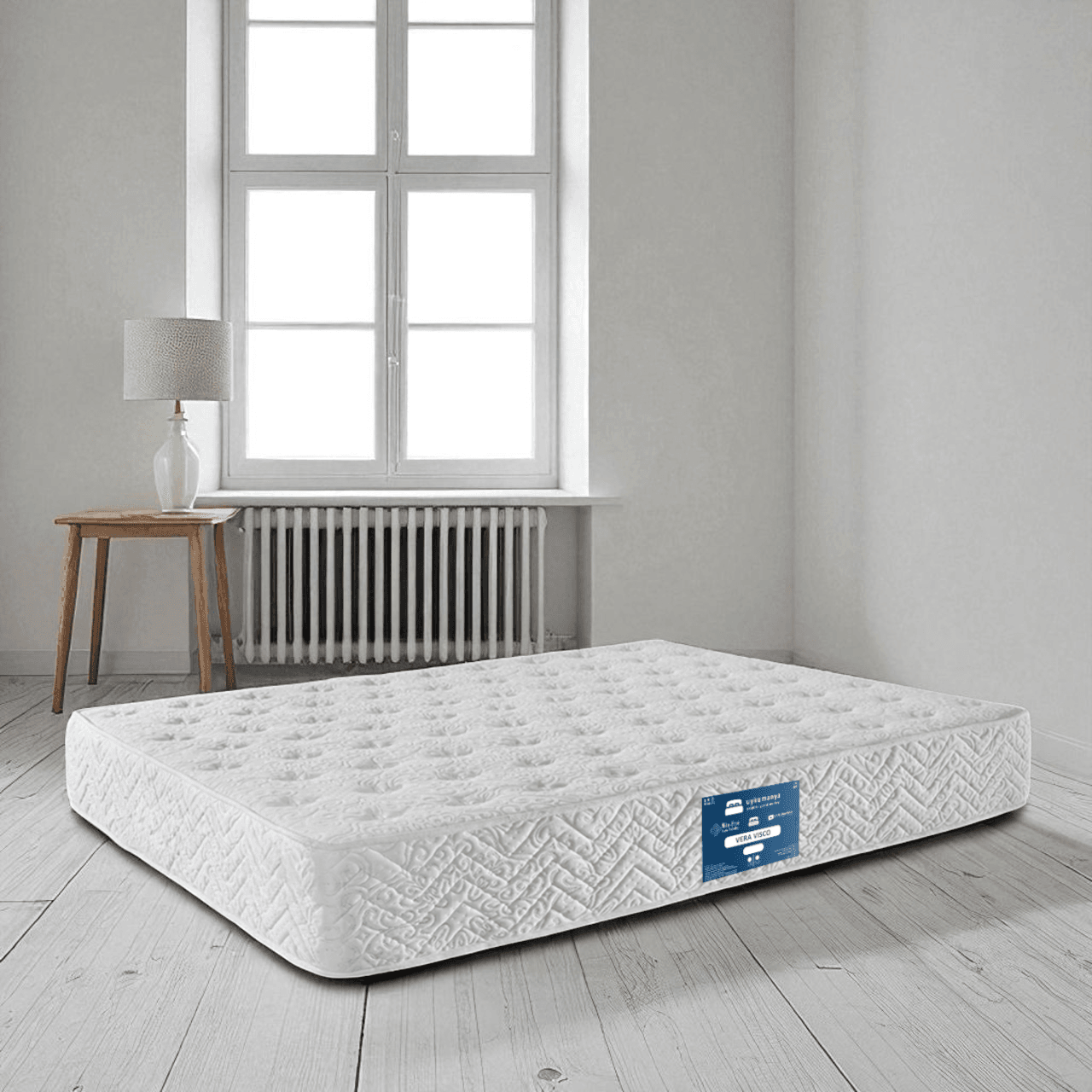 Uykumanya Uykucu Vera Visco ve Paket Yaylı Ergonomik Ortopedik Yatak
