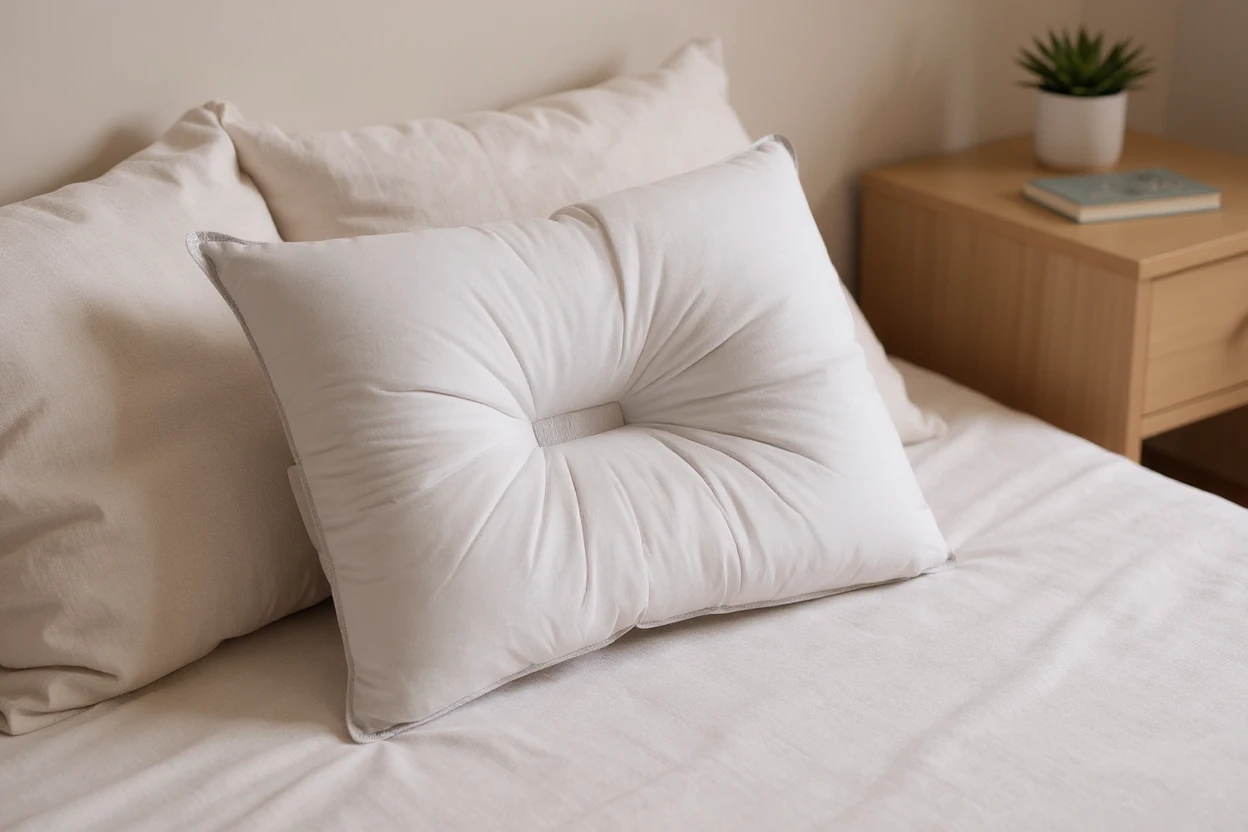 Uykumanya Medical Horlama Önleyici %100 Pamuk Kumaş Yastık Silent Sleep Anti-Snoring Pillow