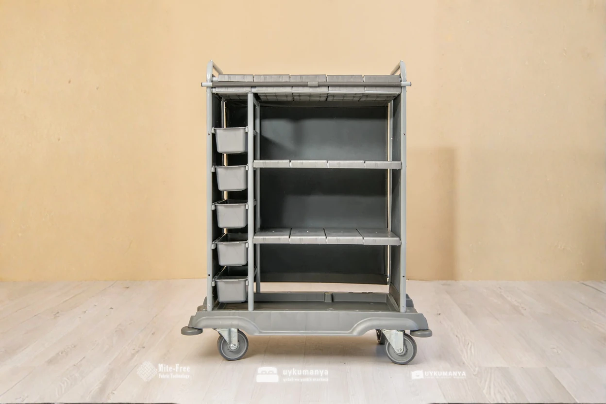 Uykumanya Otel Malzemeleri Çamaşır Toplama Arabası