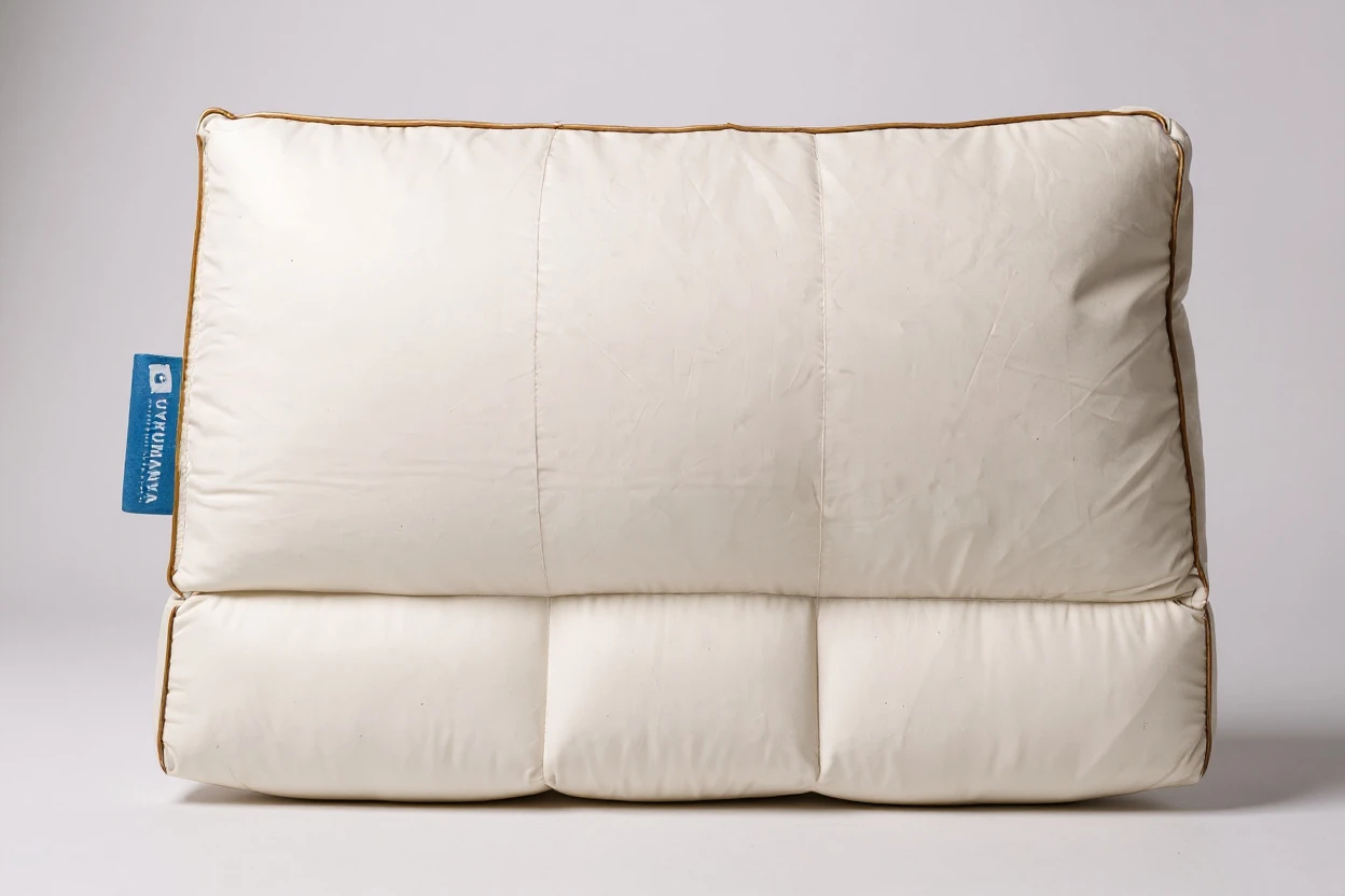 Uykumanya Medical Series Promed Yellow Art Boyun Fıtığı, Boyun Düzleşmesi ve Uyku Apnesi Medikal Ortopedik Yastık - 60x40/12 cm, Kaz Tüyü