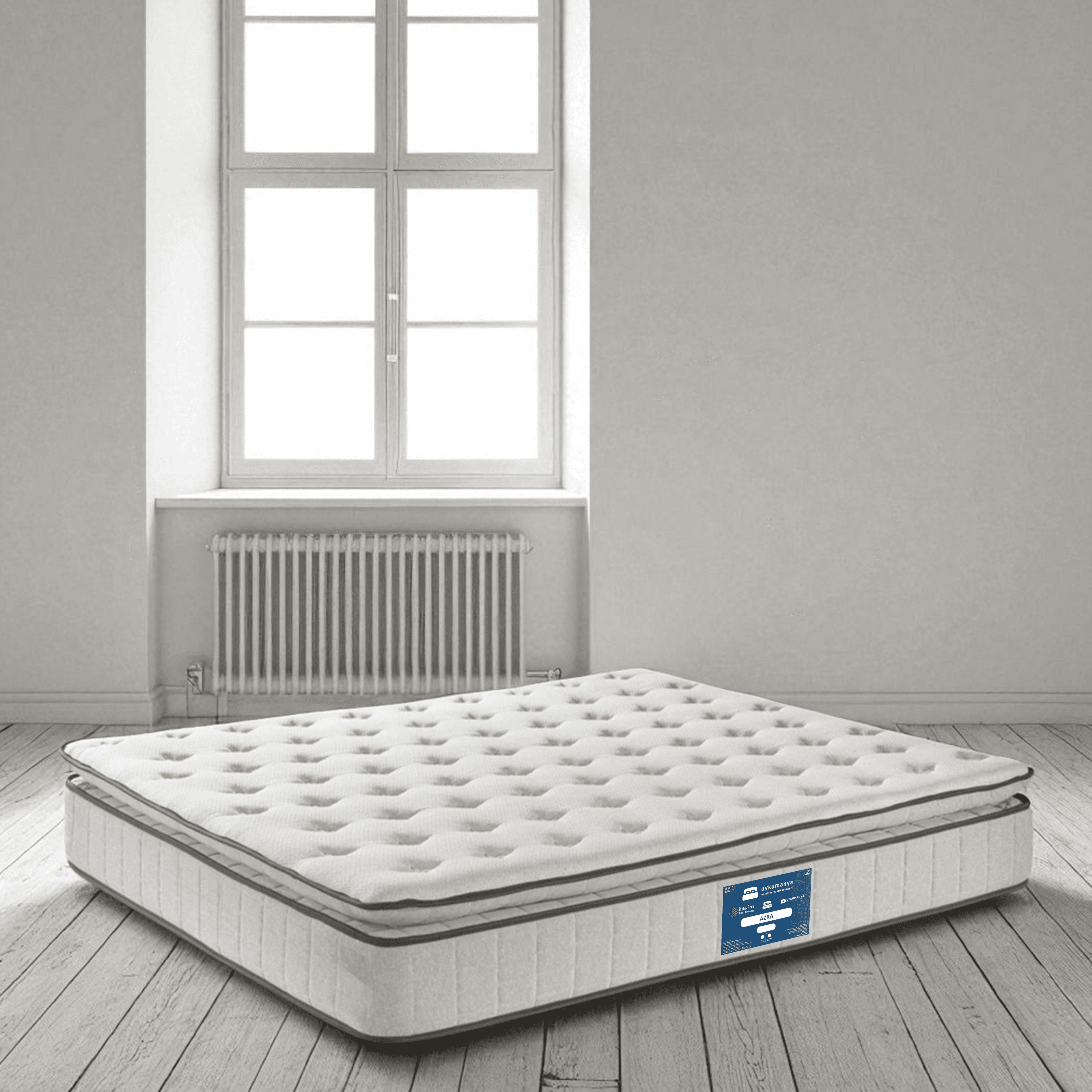 Uykumanya Uykucu Azra Pedli ve Paket Yaylı Ergonomik Ortopedik Yaylı Yatak