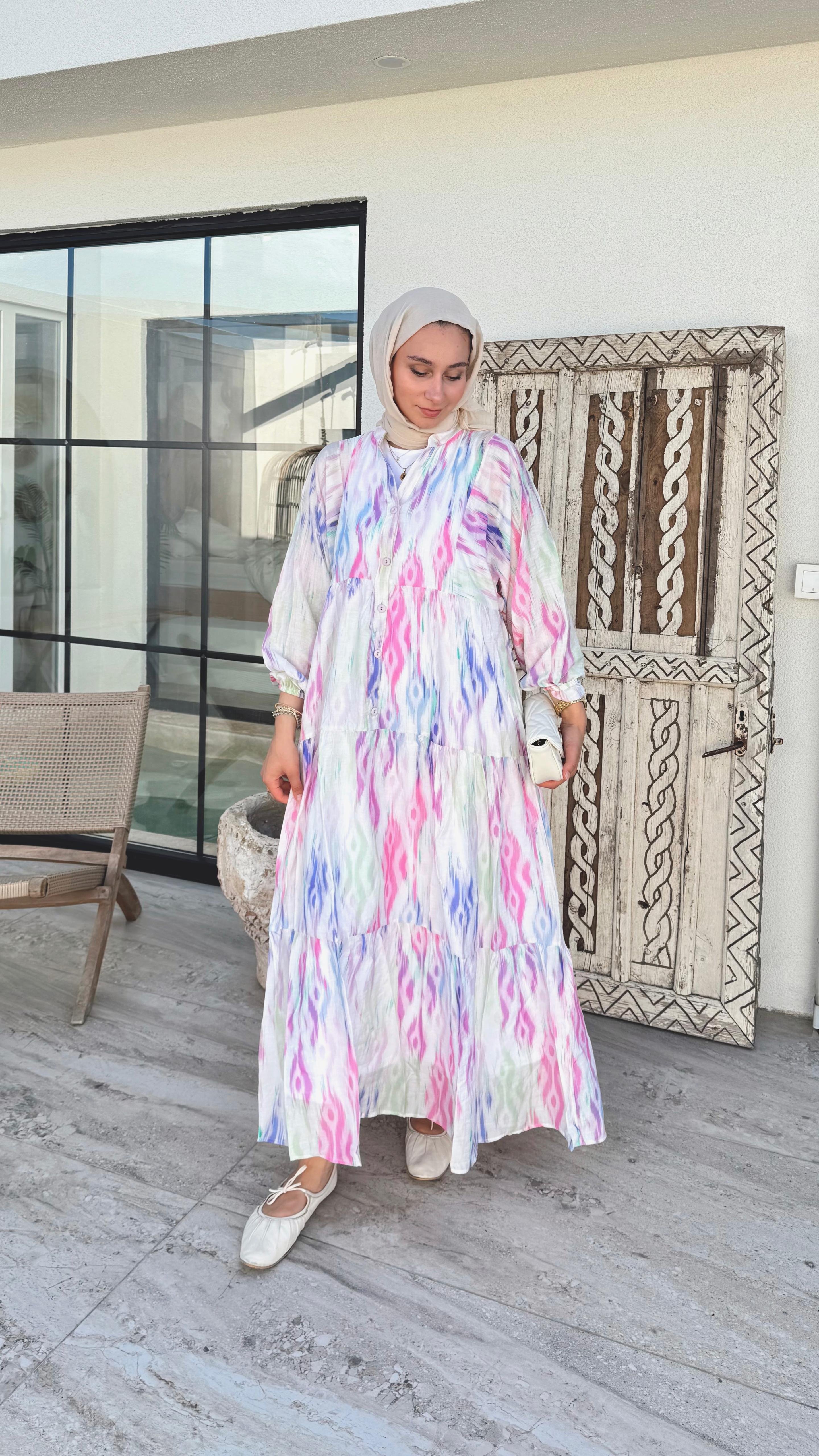 PİLYA ELBİSE - Lila