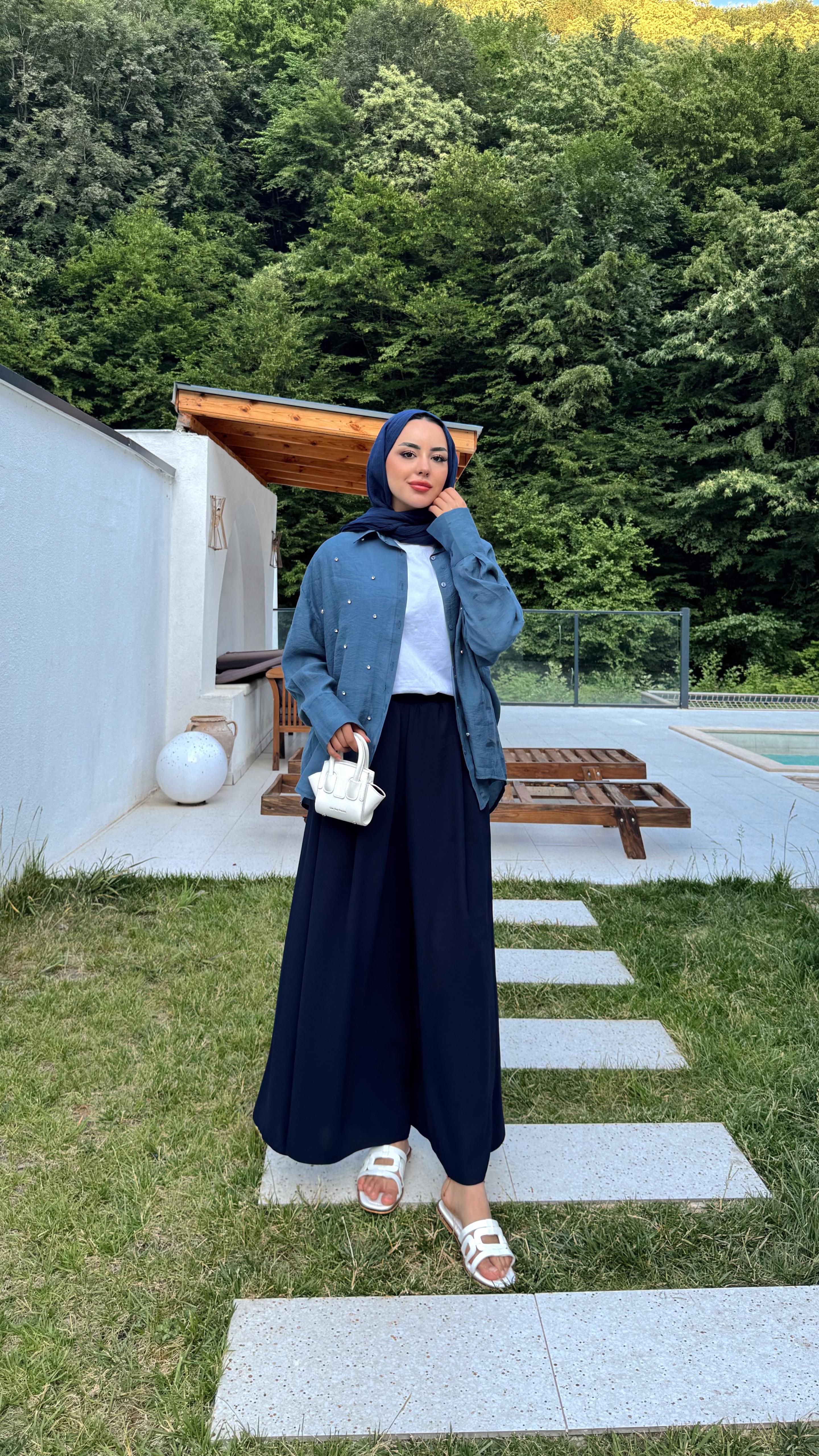Petra Taşlı Gömlek
