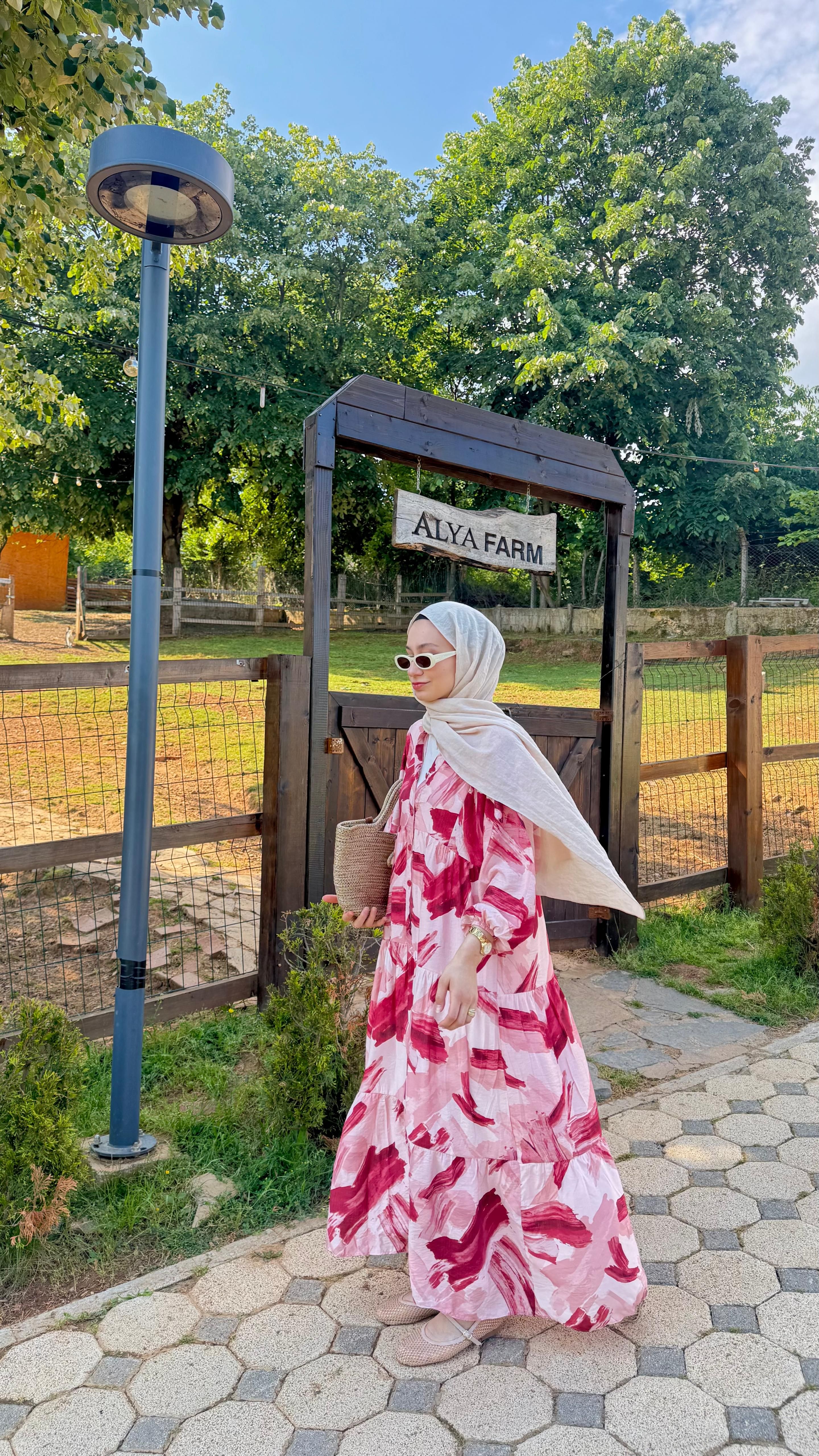 Tuşa Elbise - Gül Kurusu