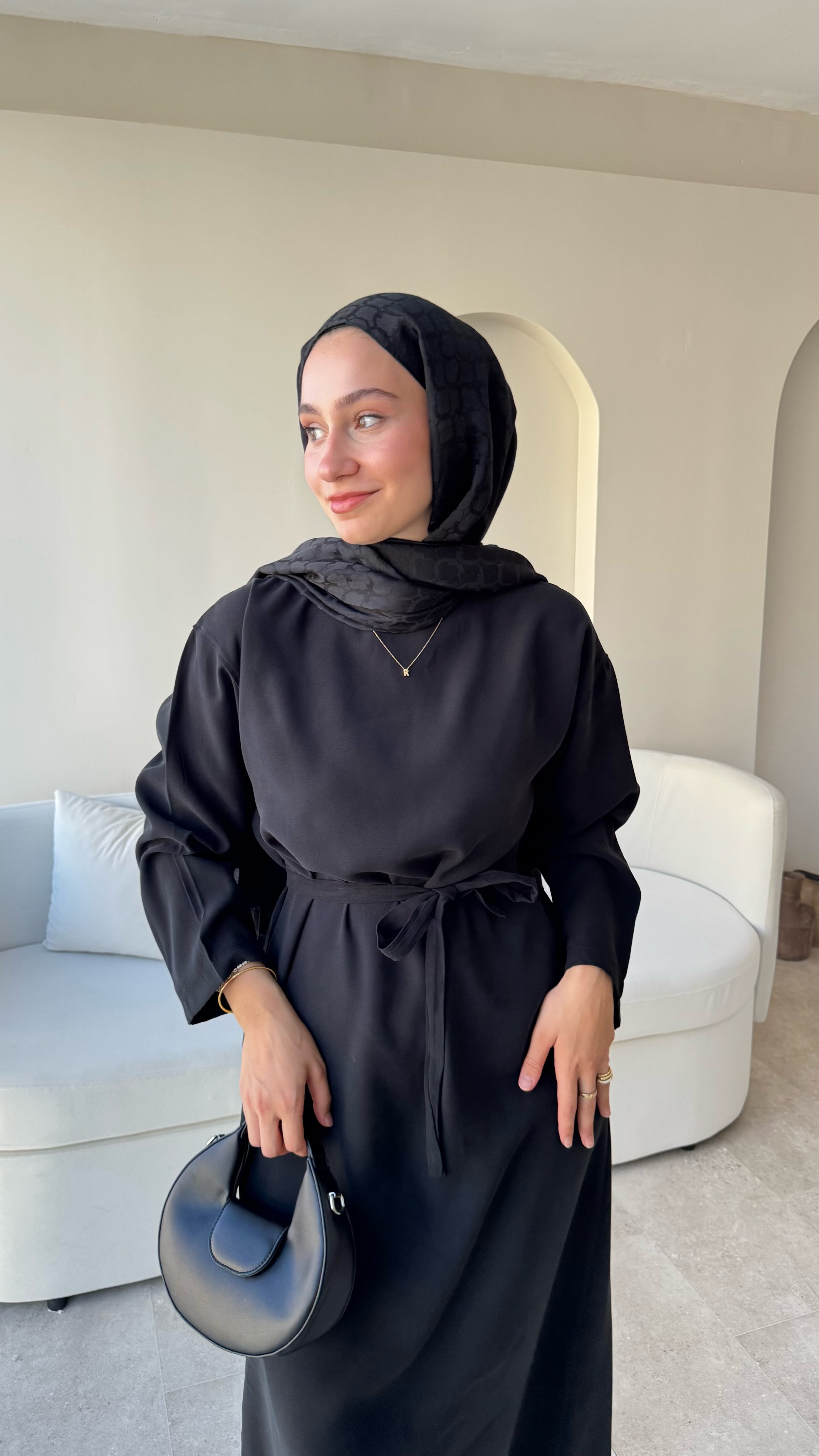 ESİL TENSEL ELBİSE