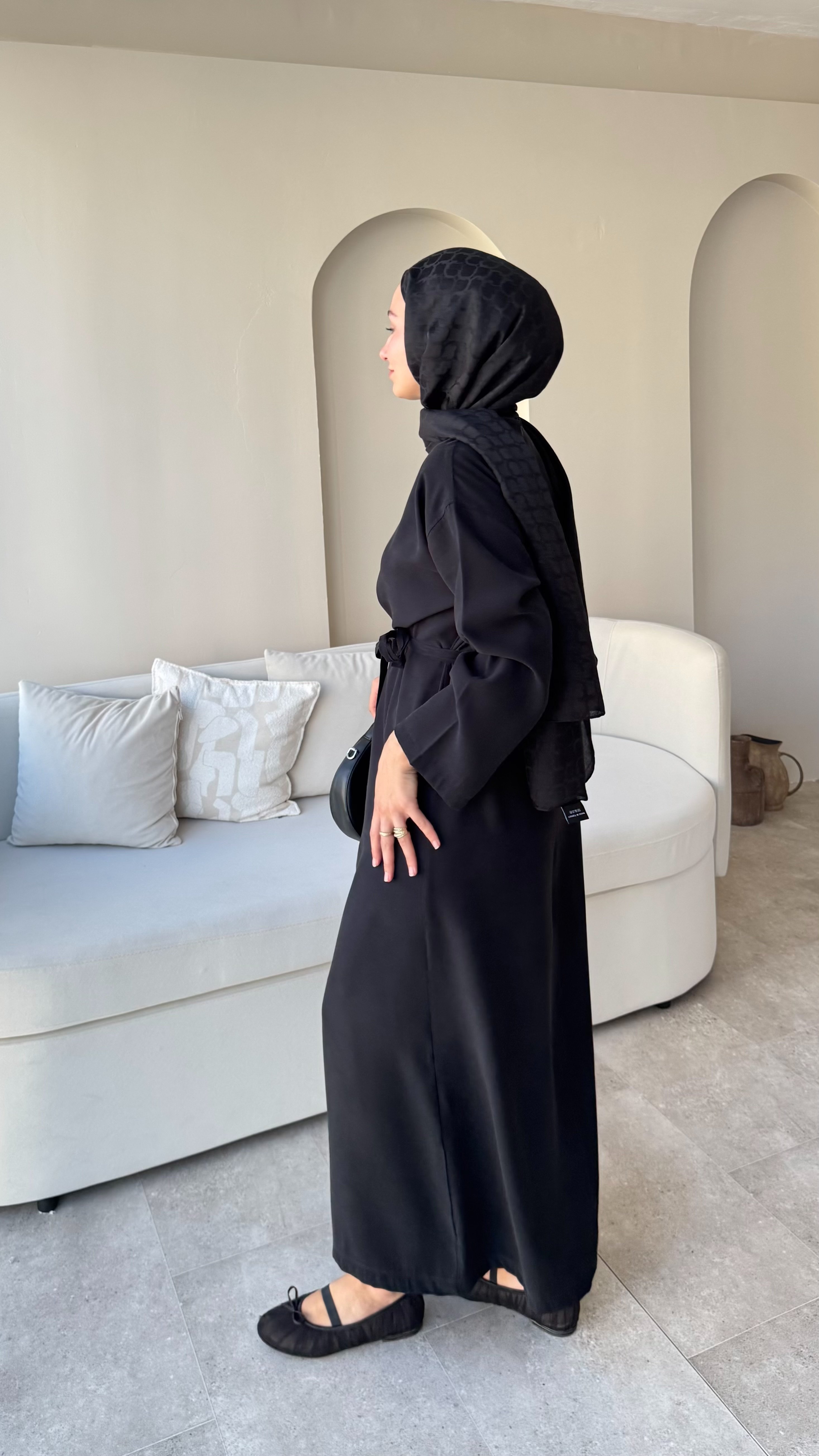 ESİL TENSEL ELBİSE