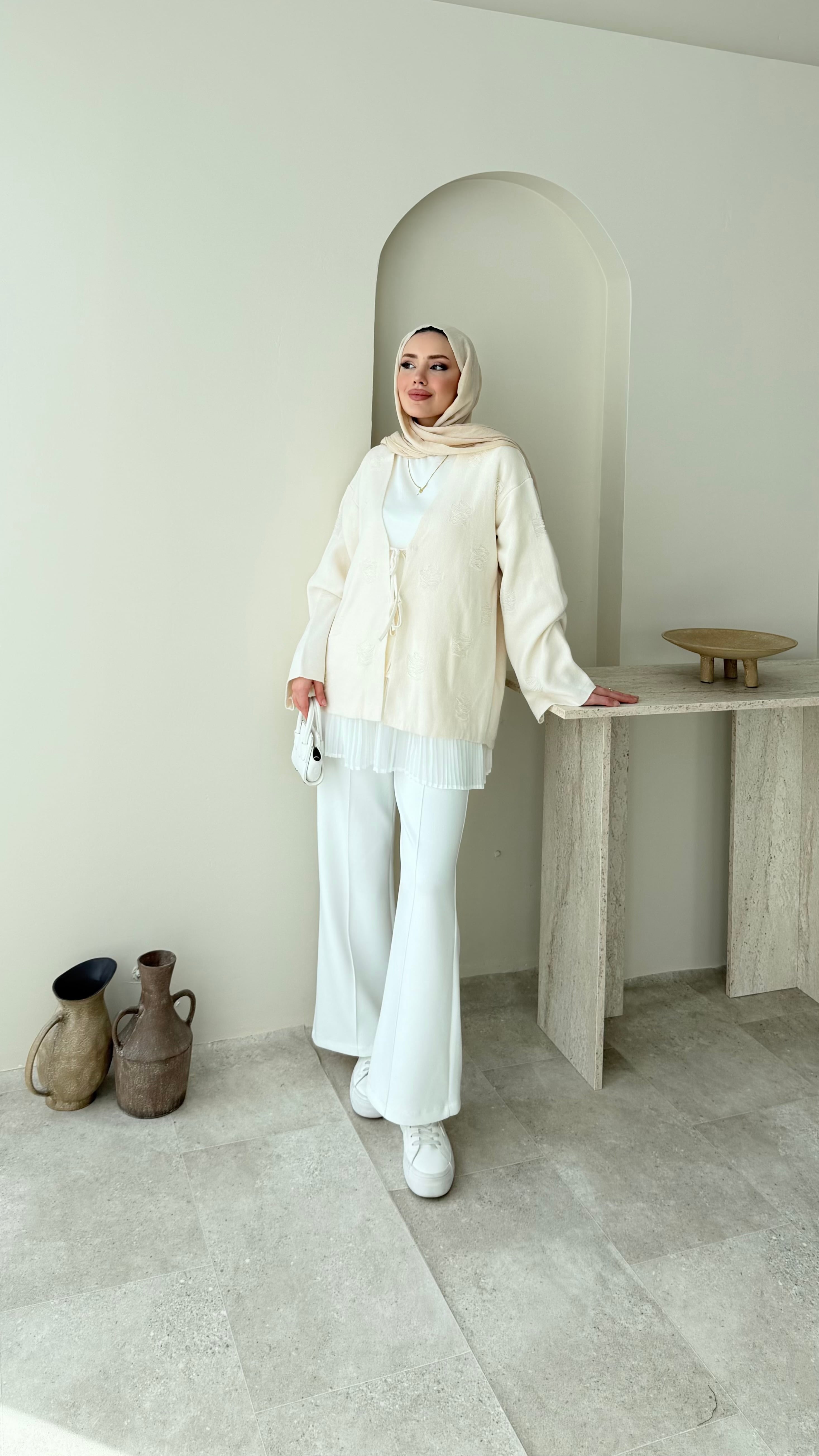 Mirla Triko Hırka - Taş