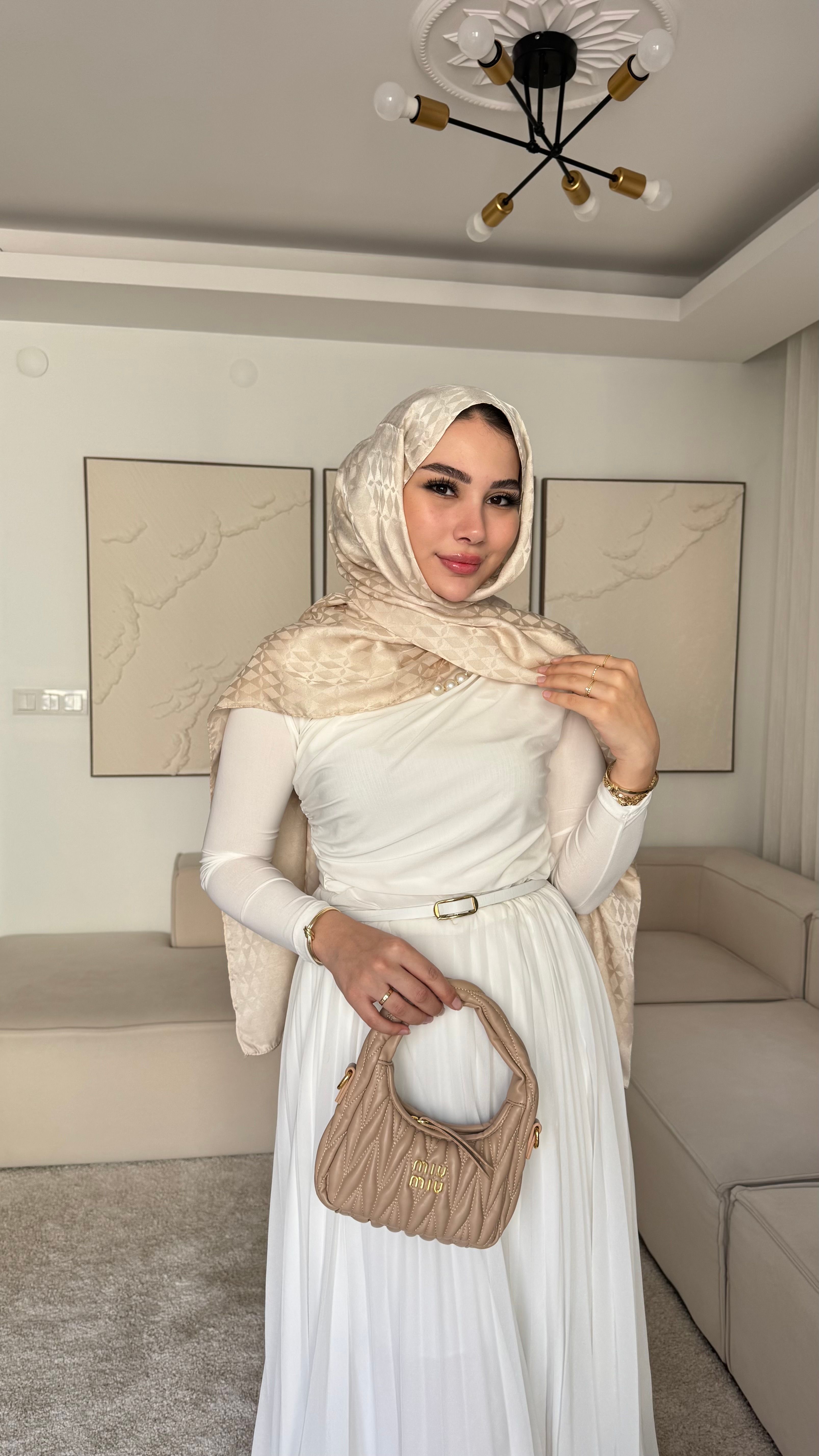 Volanlı Badi - Beyaz