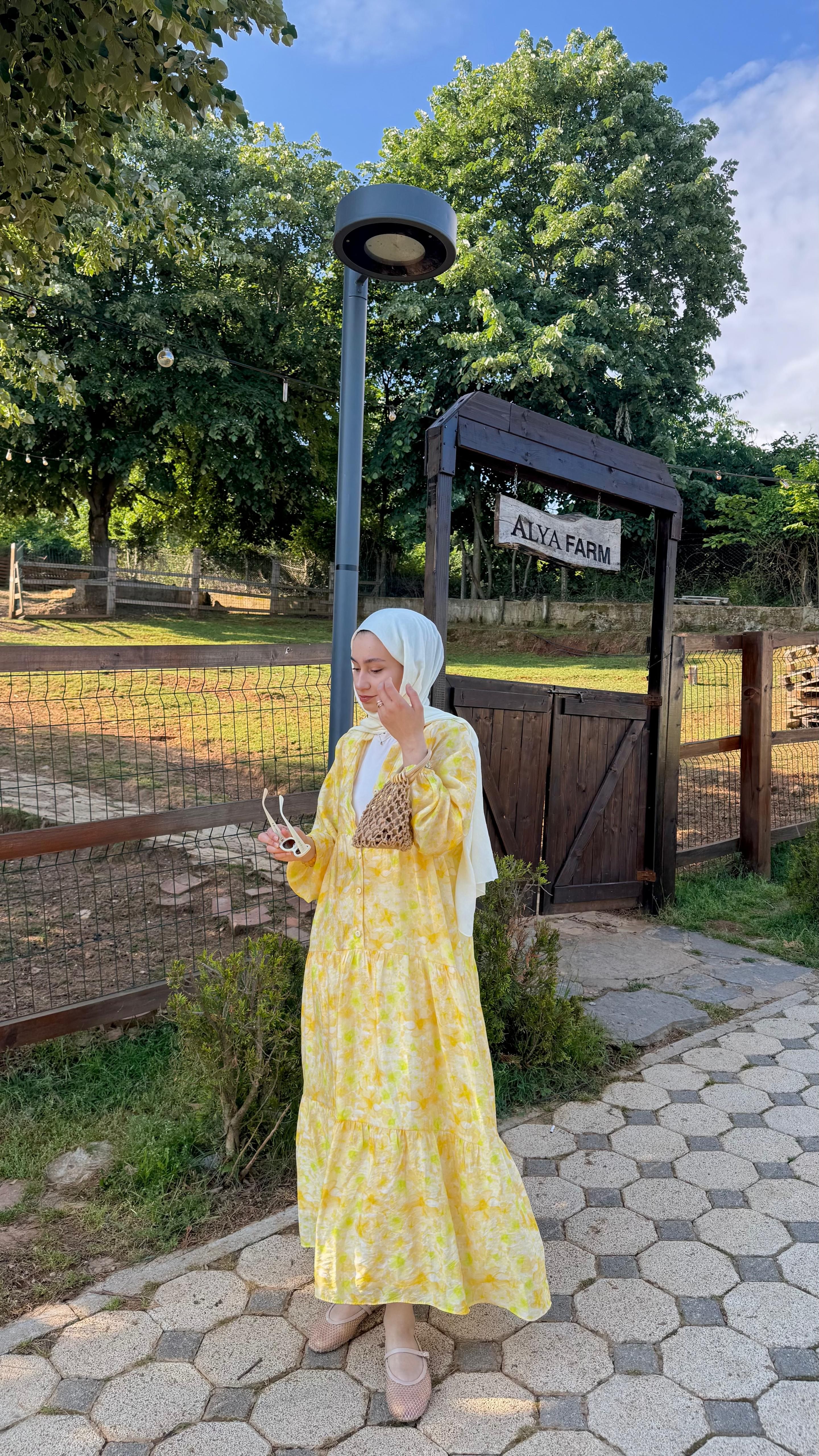 Alya Elbise - Sarı