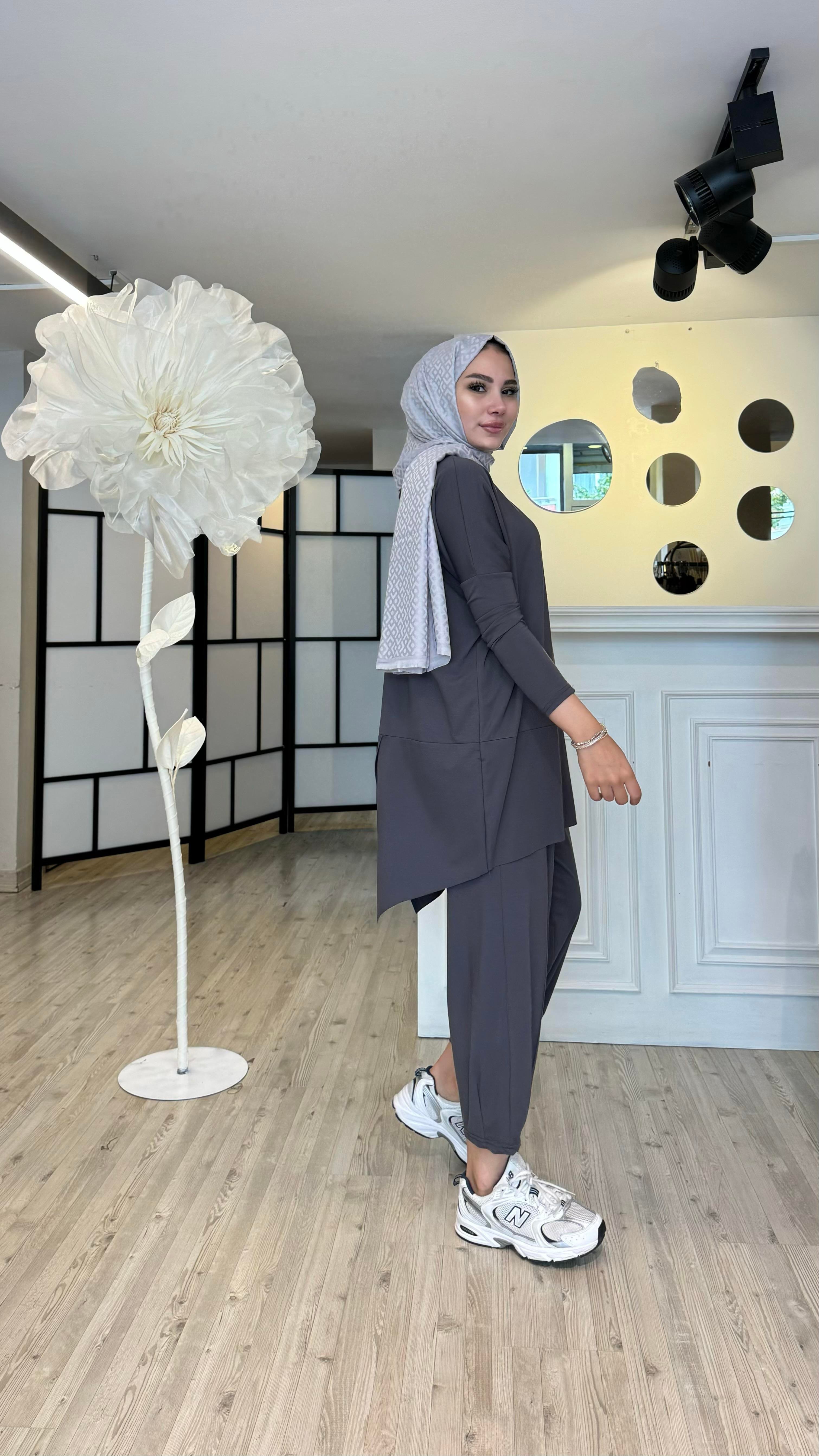 Bambu Kumaş Takım (ANTRASİT)