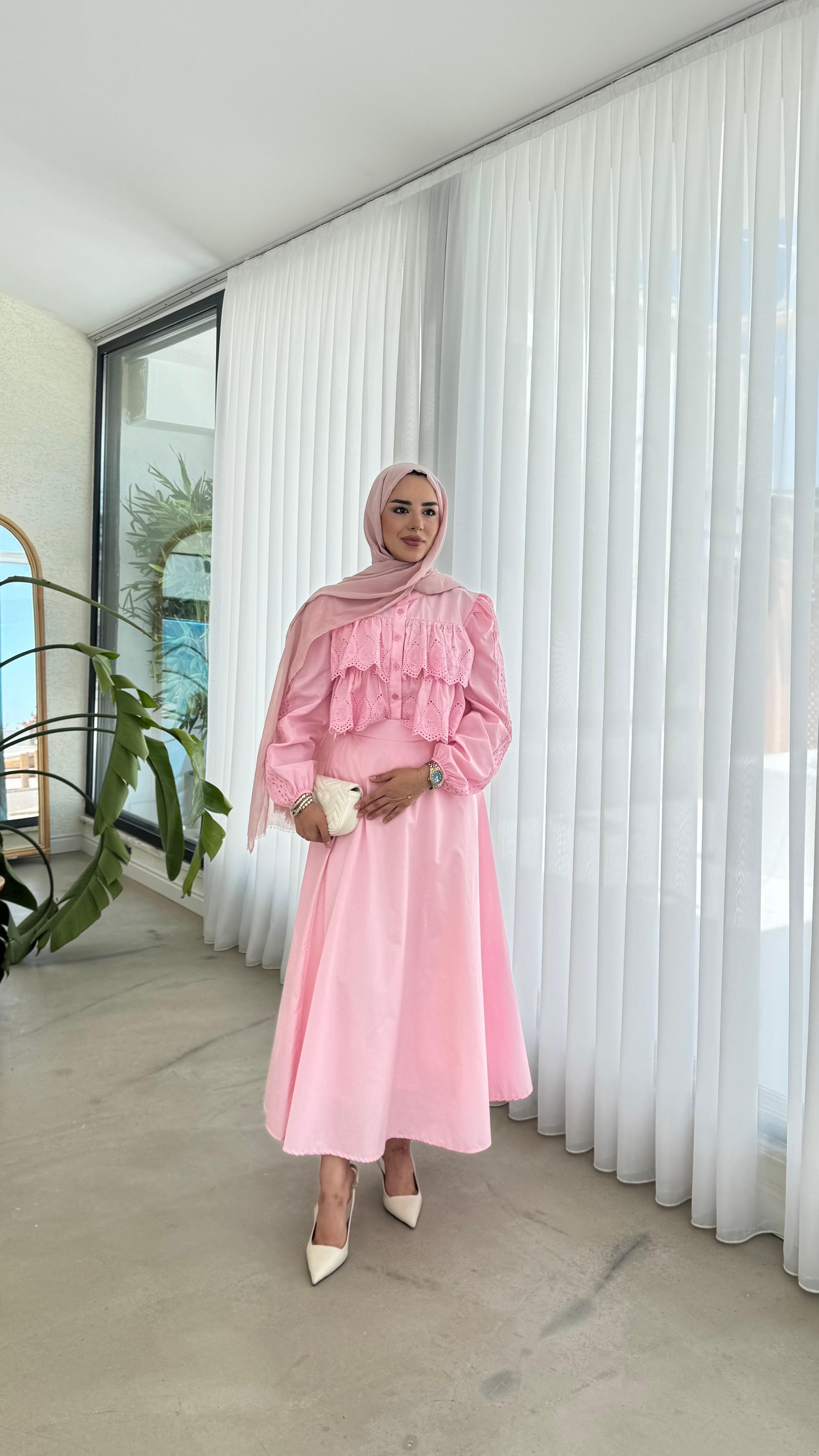 FLEUR FİSTO TAKIM - Pembe