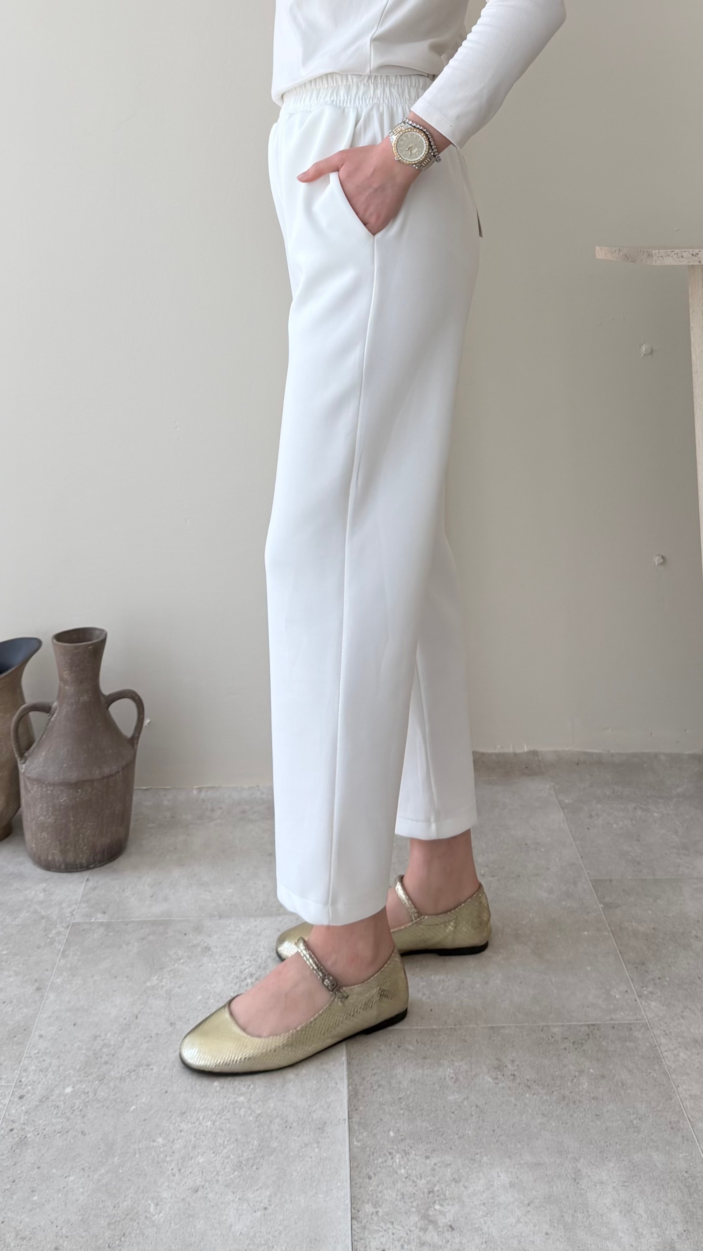 DÜZ KESİM SCUBA PANTALON