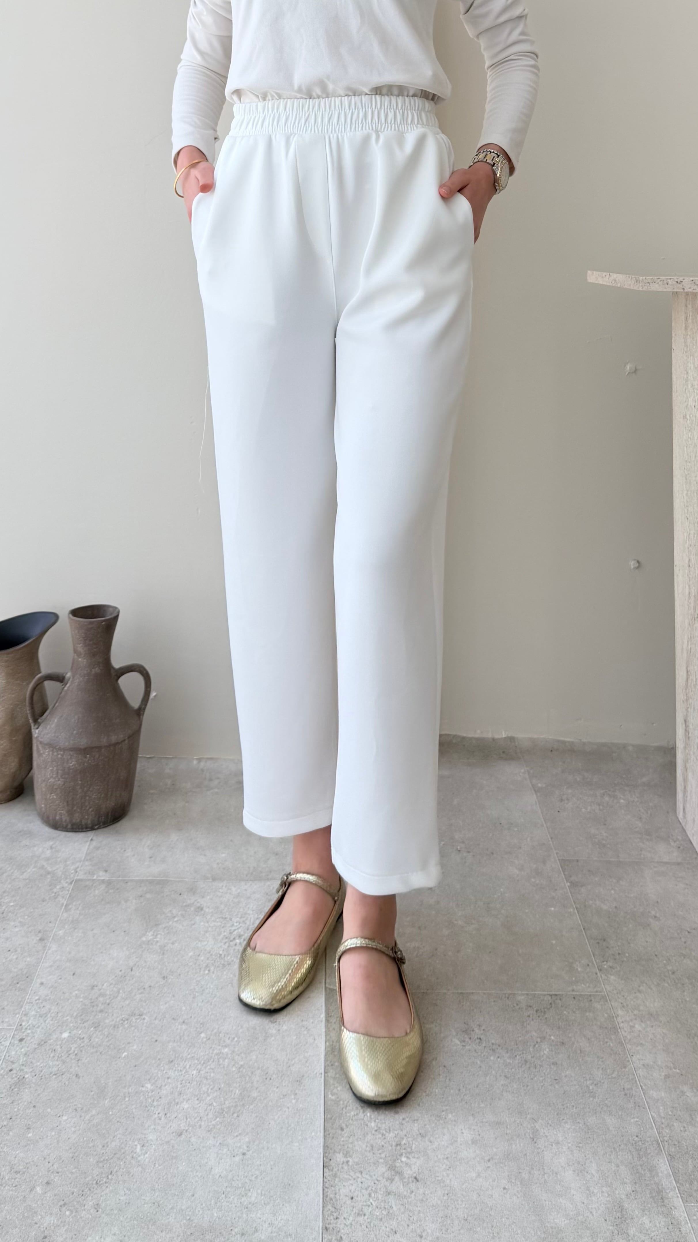 DÜZ KESİM SCUBA PANTALON