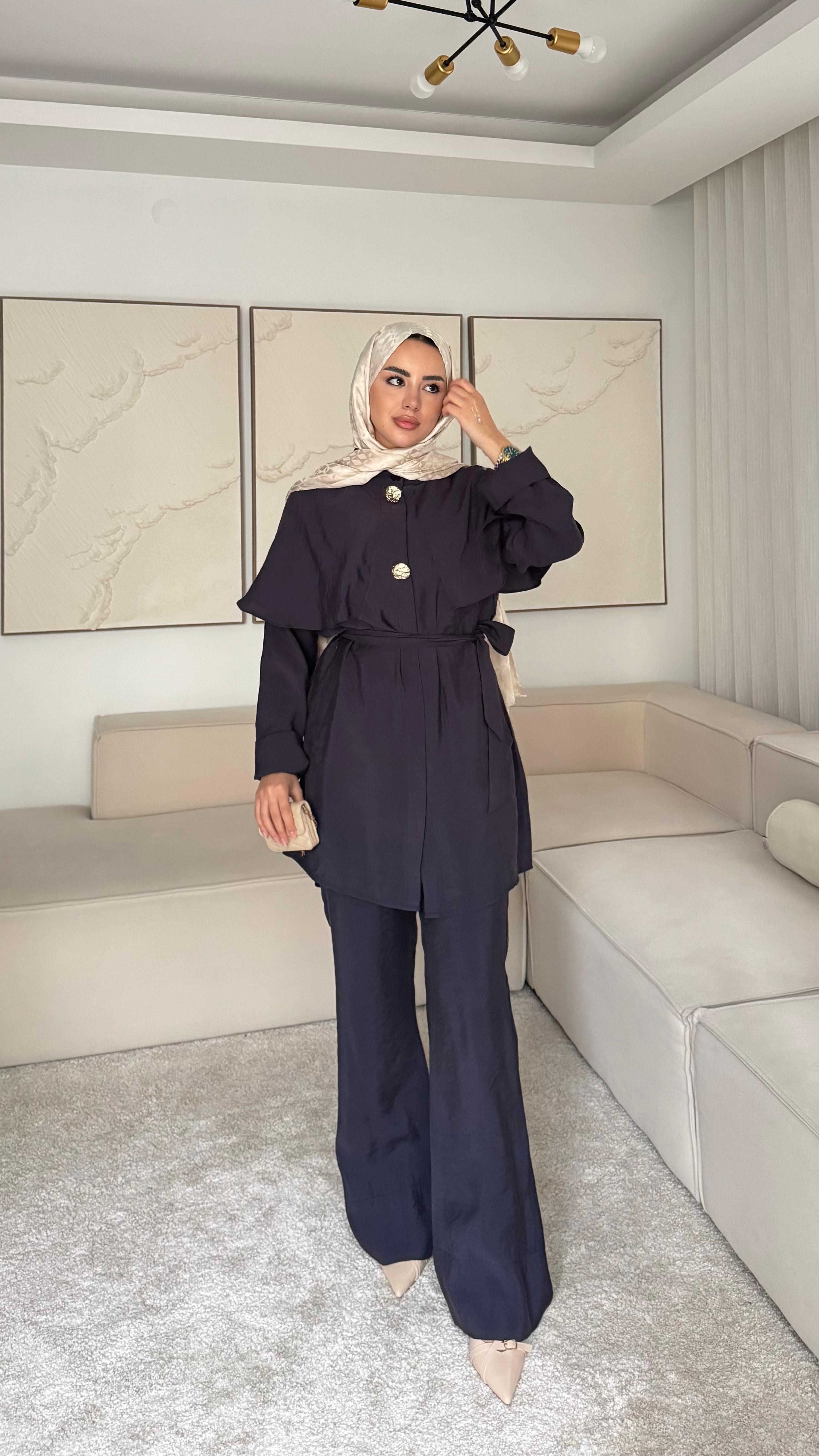 Clara Modal Takım - Lacivert