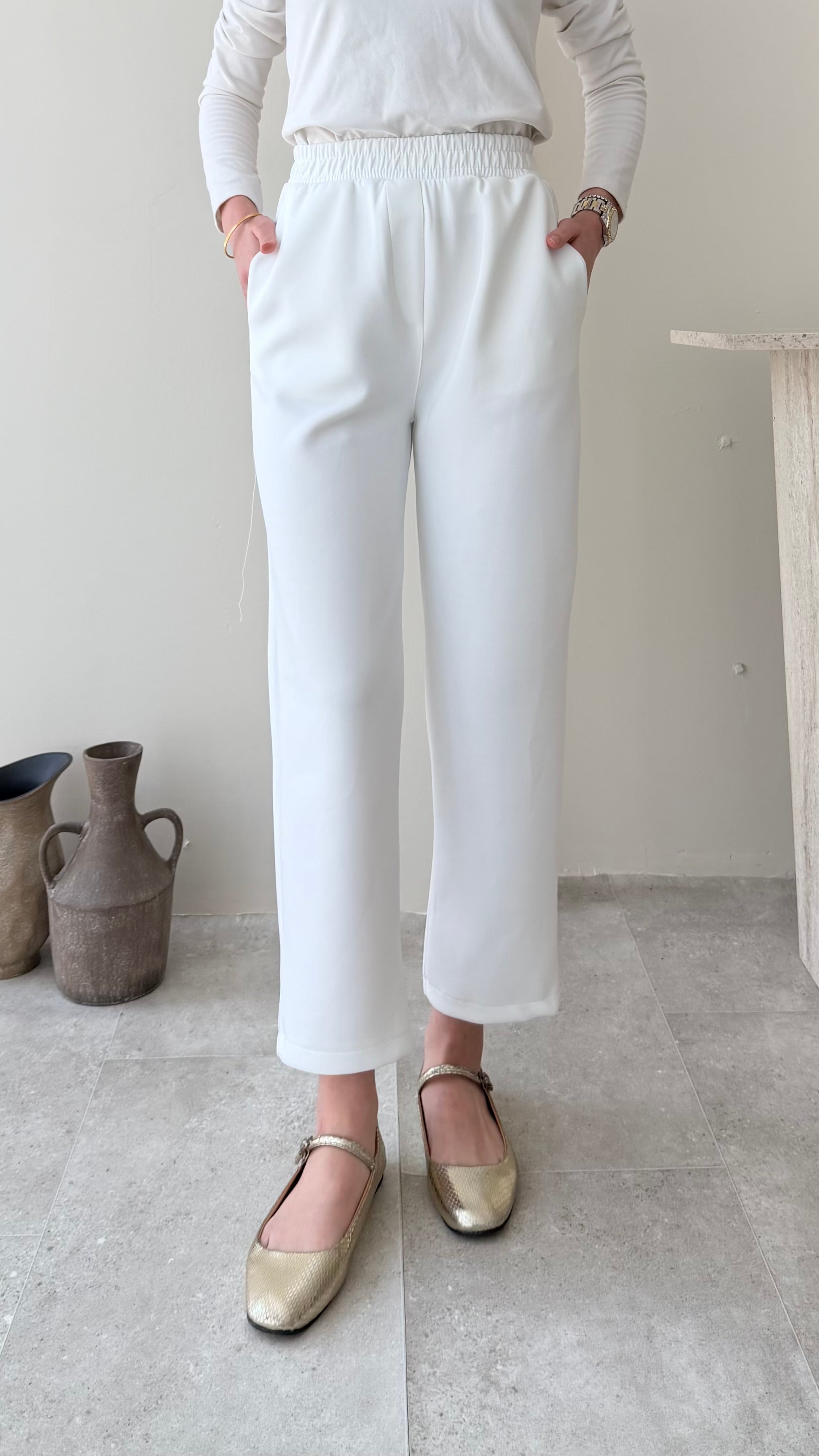 DÜZ KESİM SCUBA PANTALON