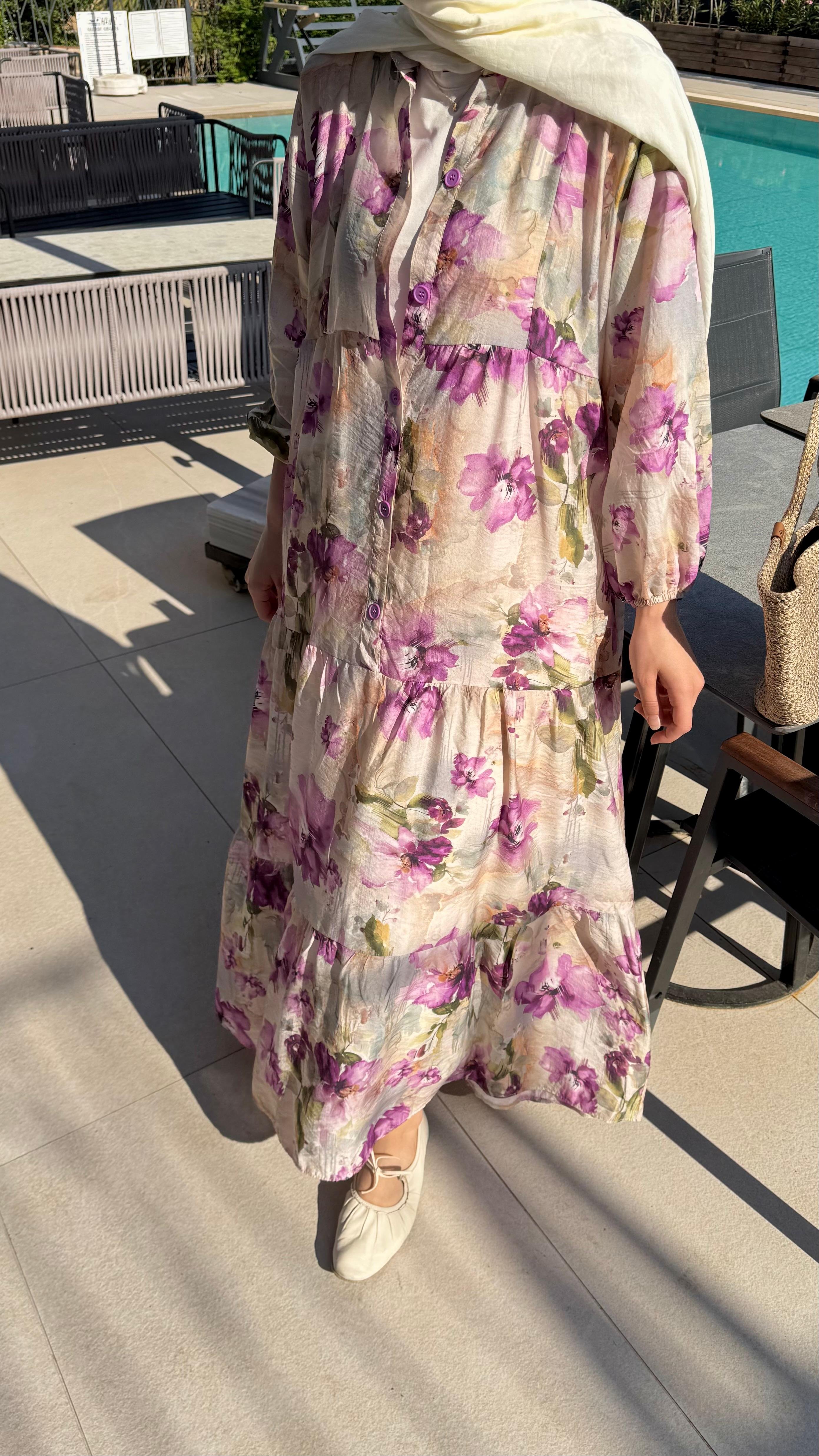 Floral Elbise
