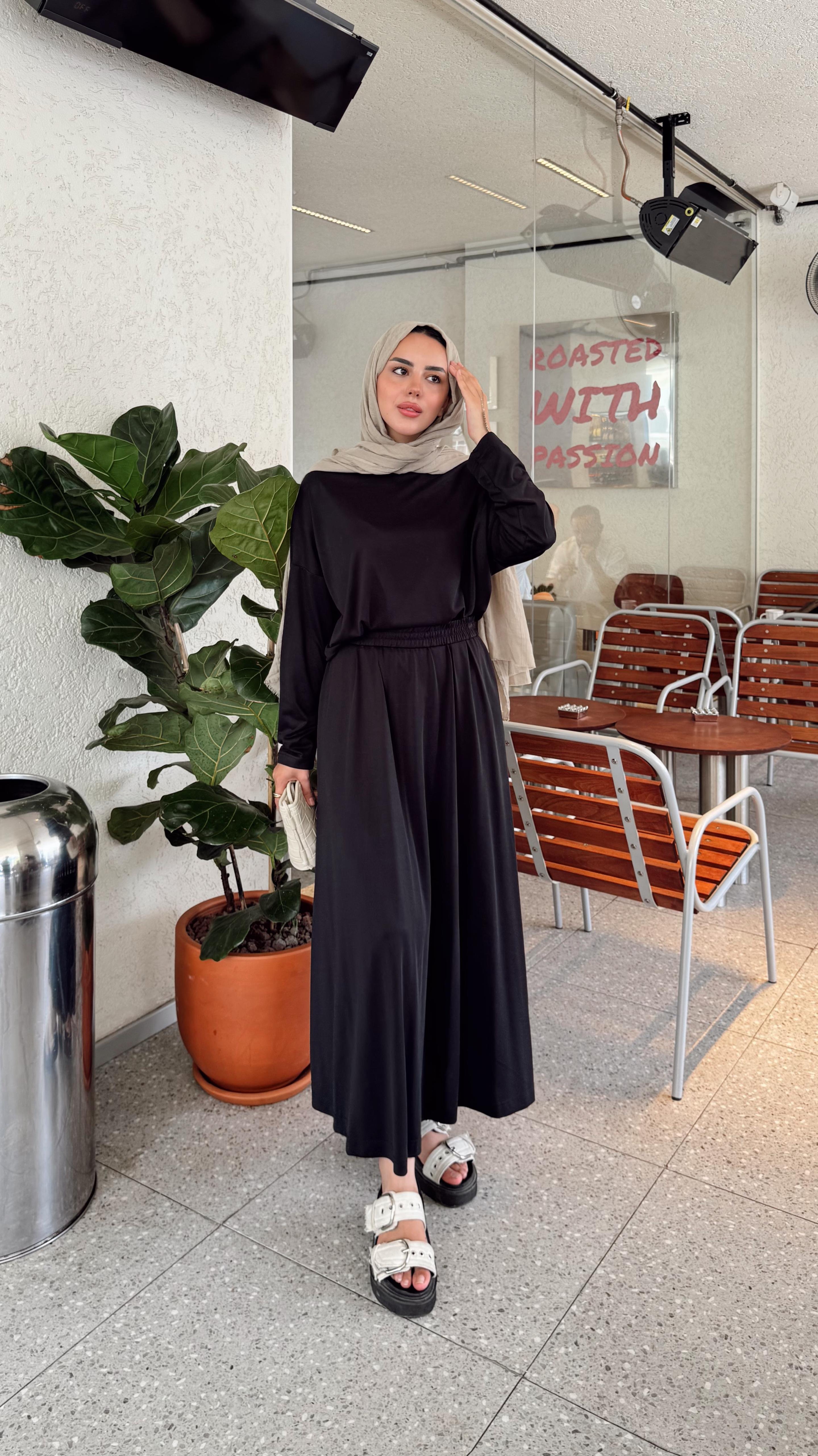 ZENA ETEKLİ OYŞO TAKIM - Siyah