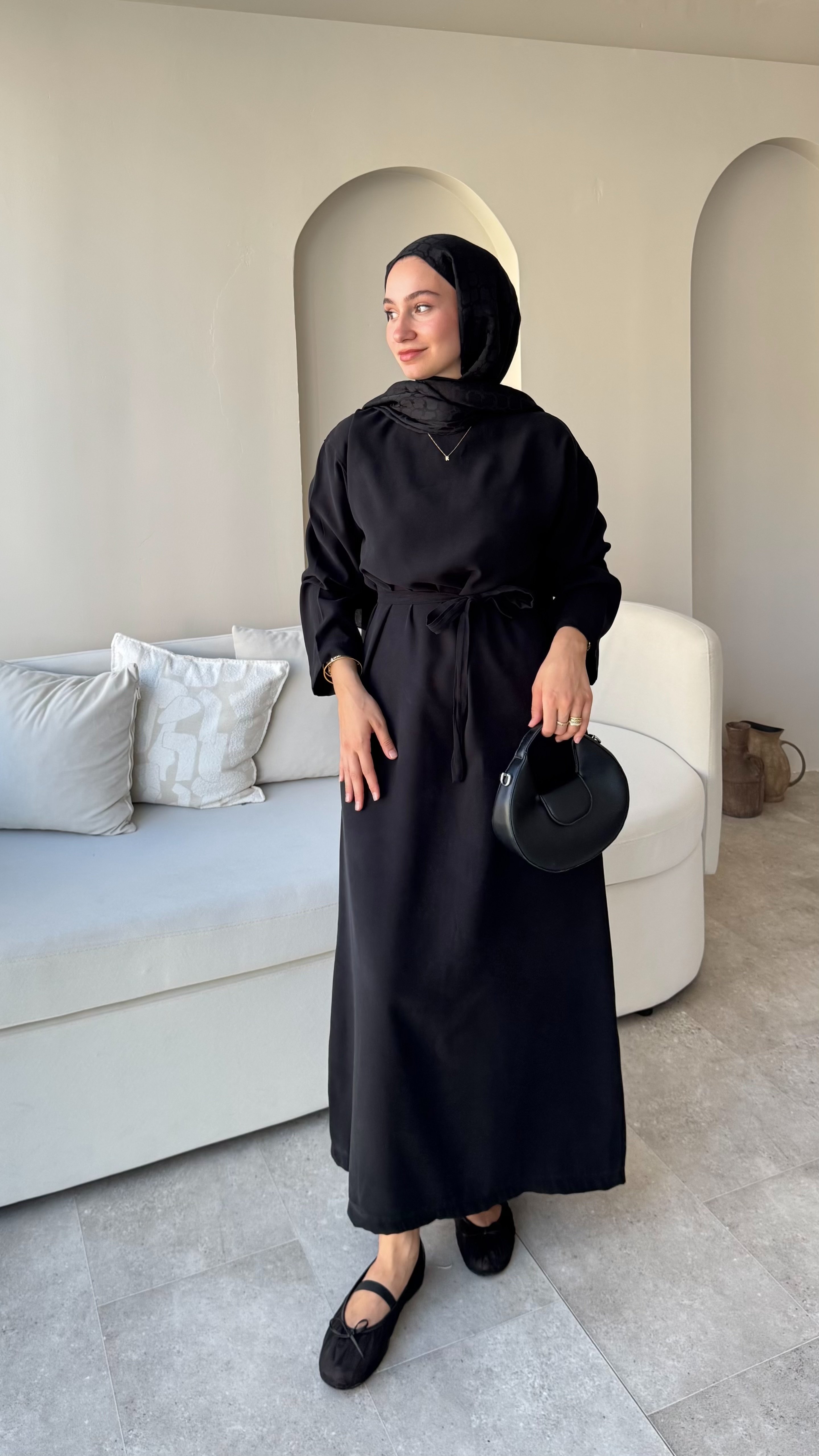 ESİL TENSEL ELBİSE