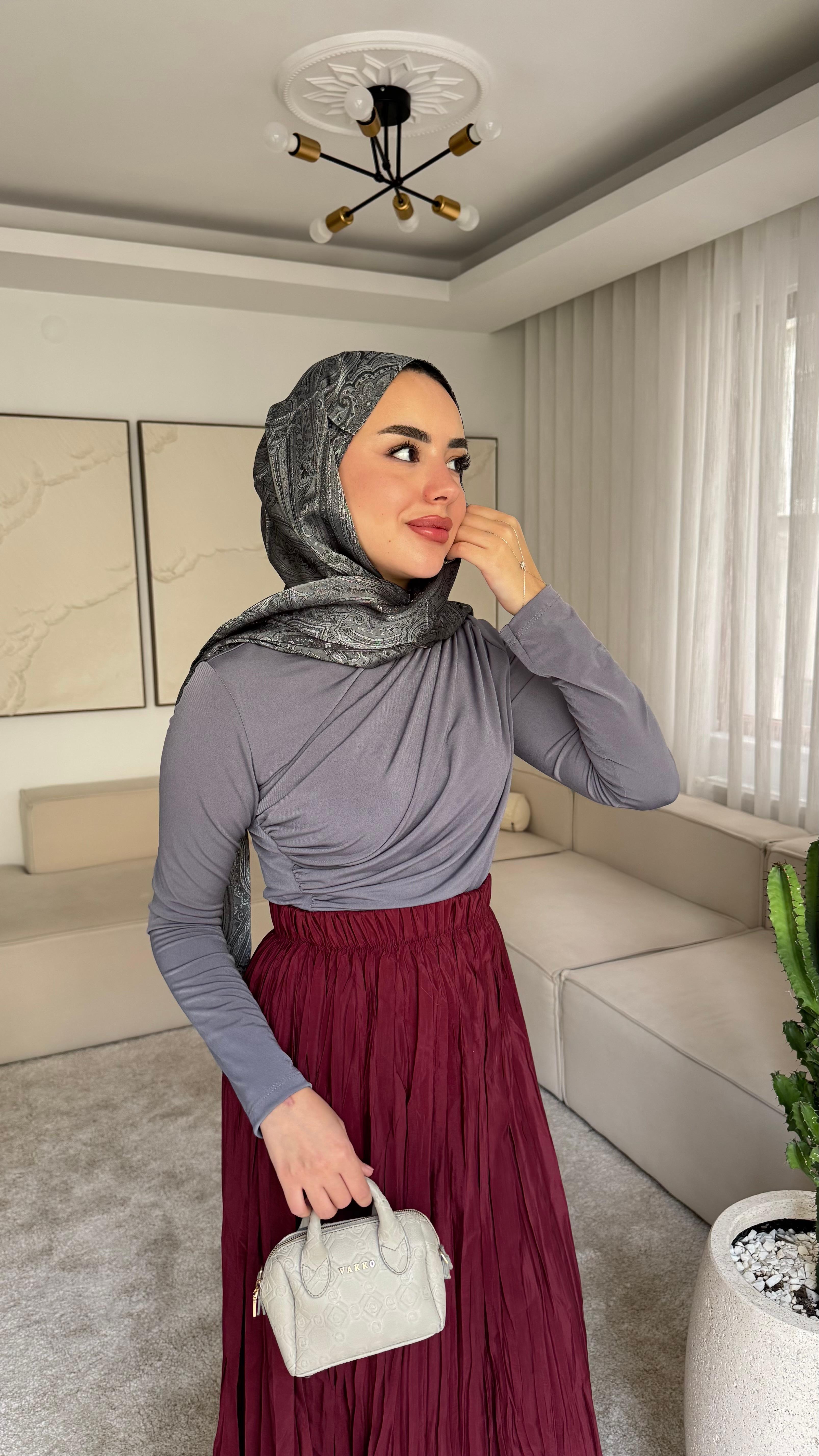 Volanlı Badi - Gri