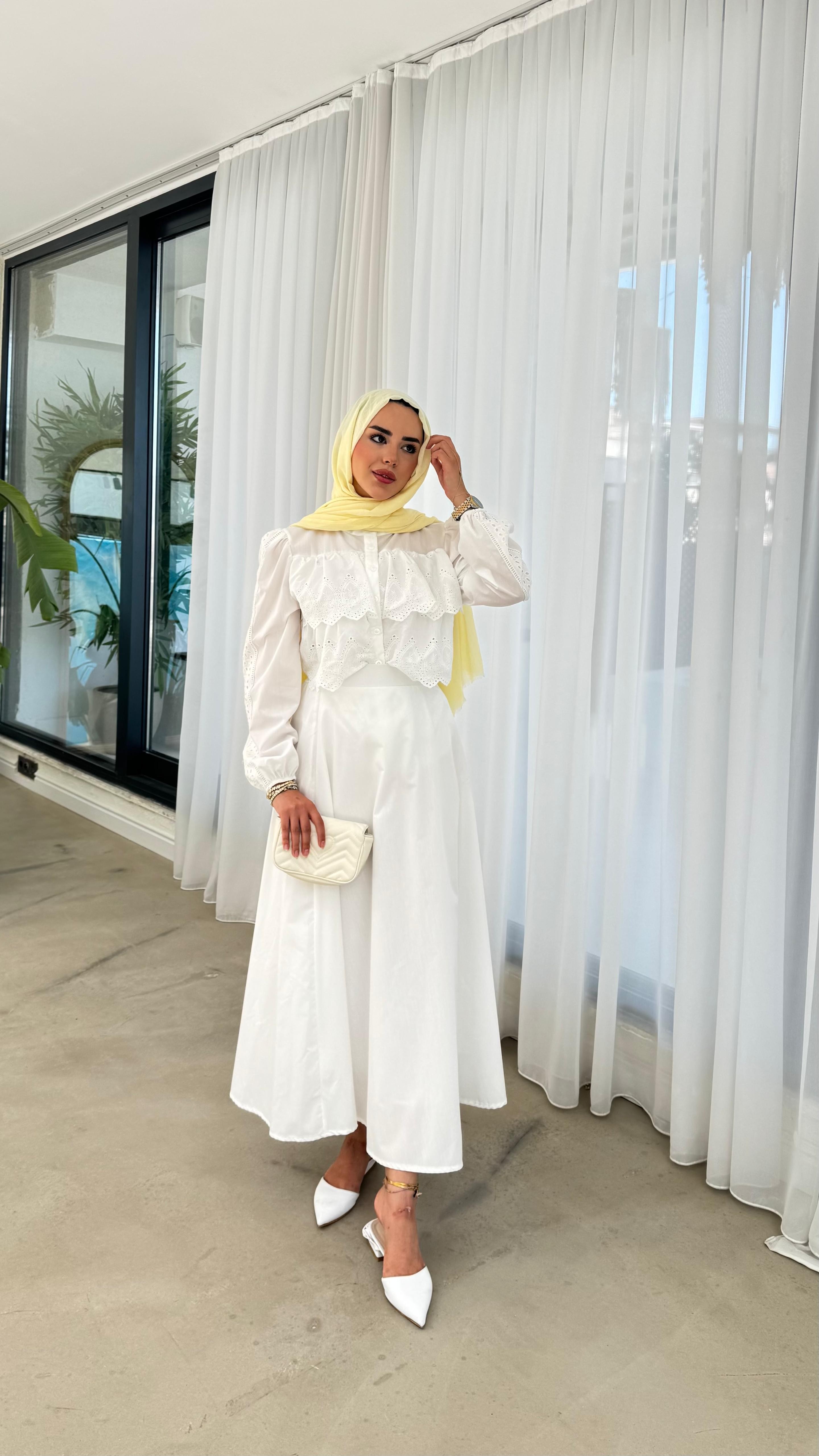 FLEUR FİSTO TAKIM - Beyaz