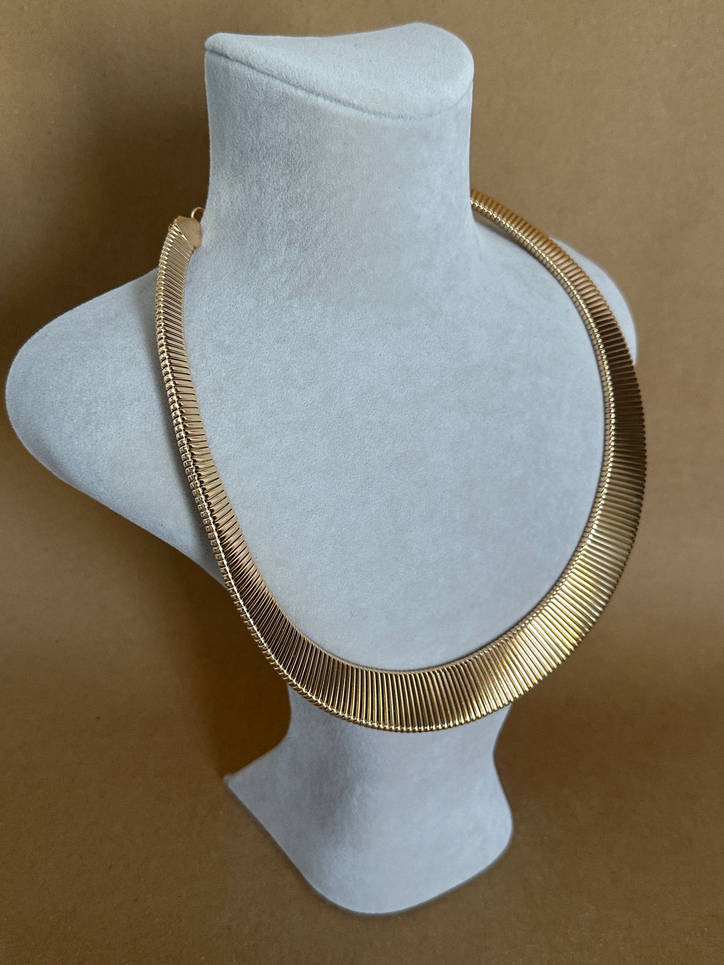Yassı Gold Kolye