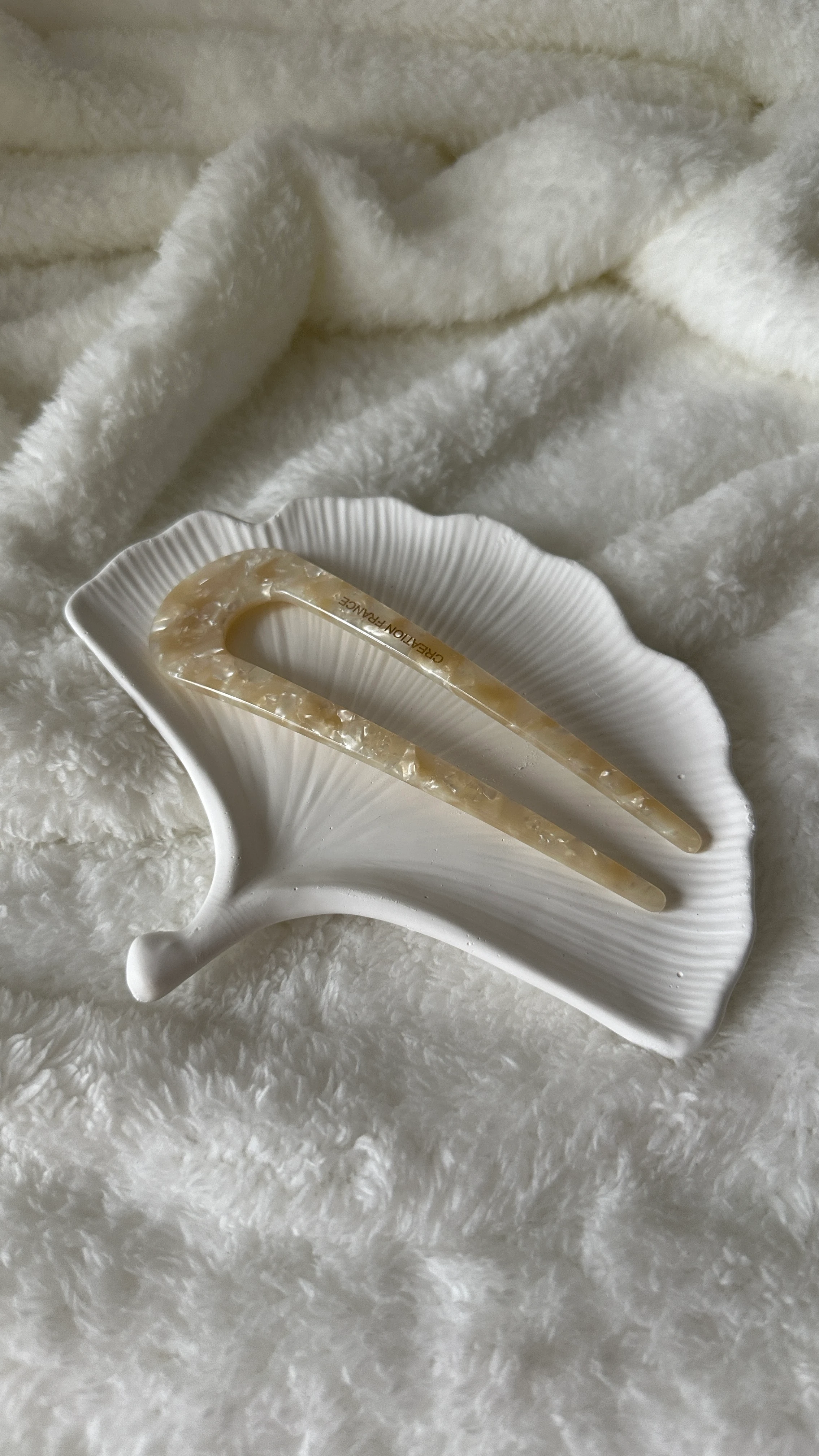 Çatal İnci Fransız Saç Tokası