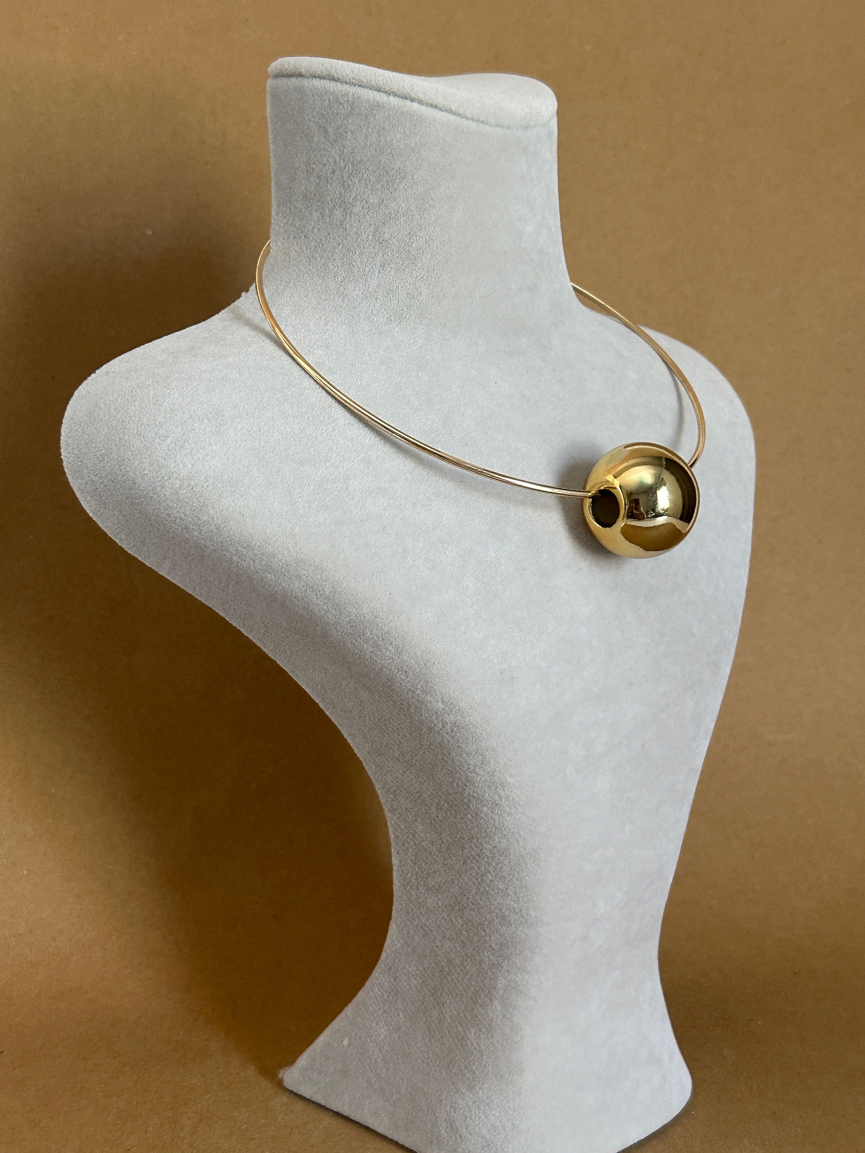 Gold Küre Kolye